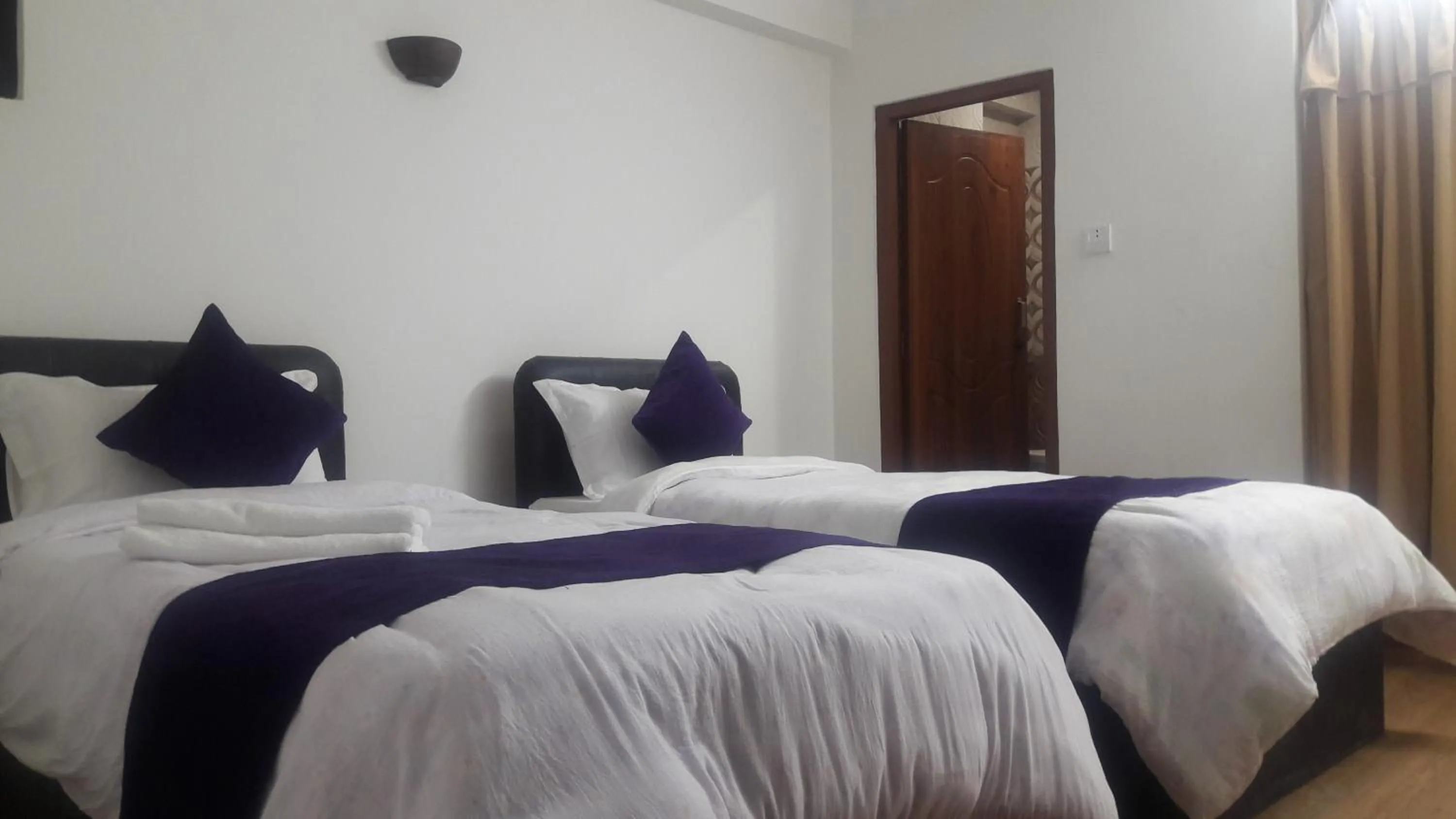 Bed in Hotel Bhaktapur Inn