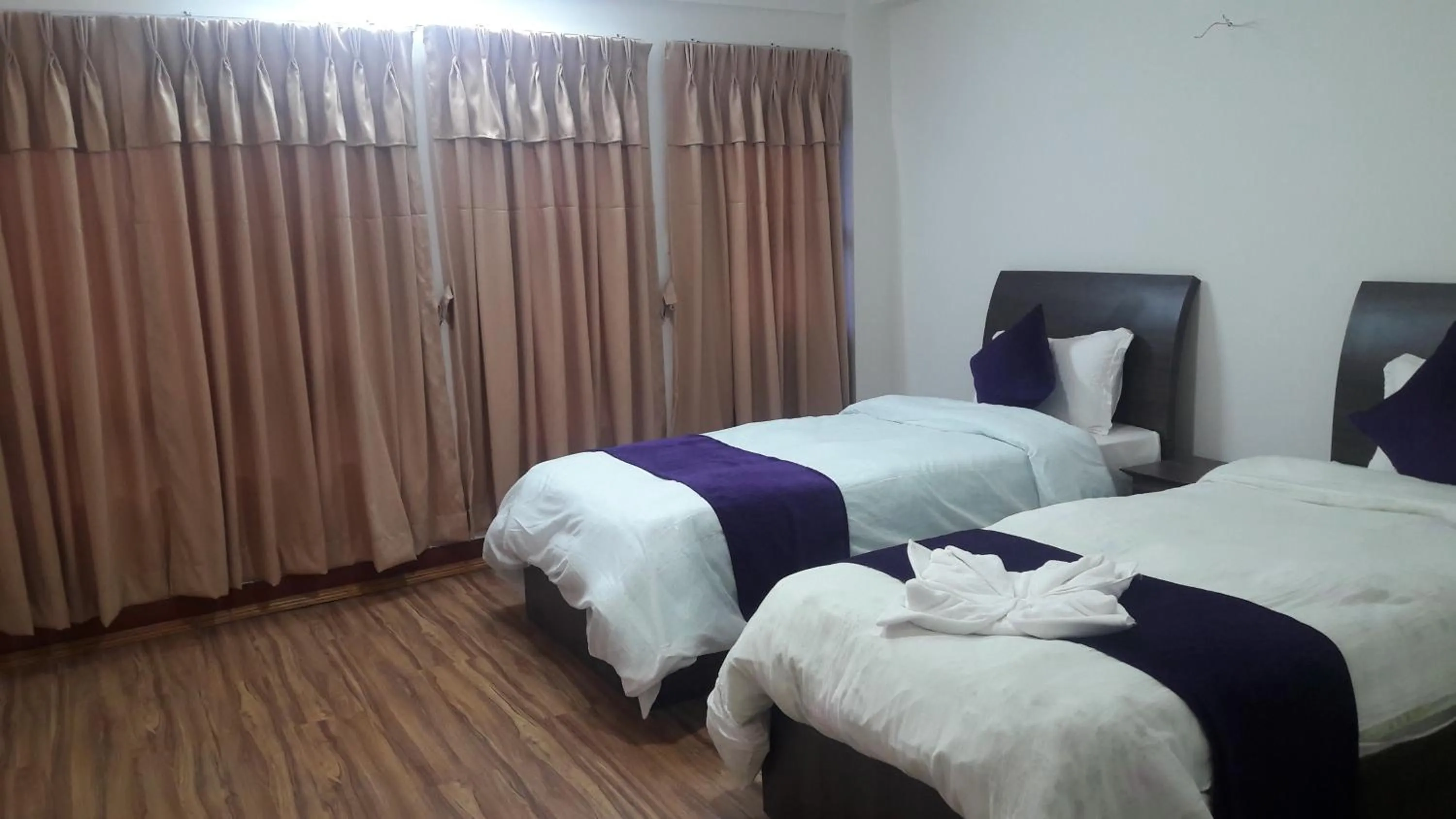 Bed in Hotel Bhaktapur Inn