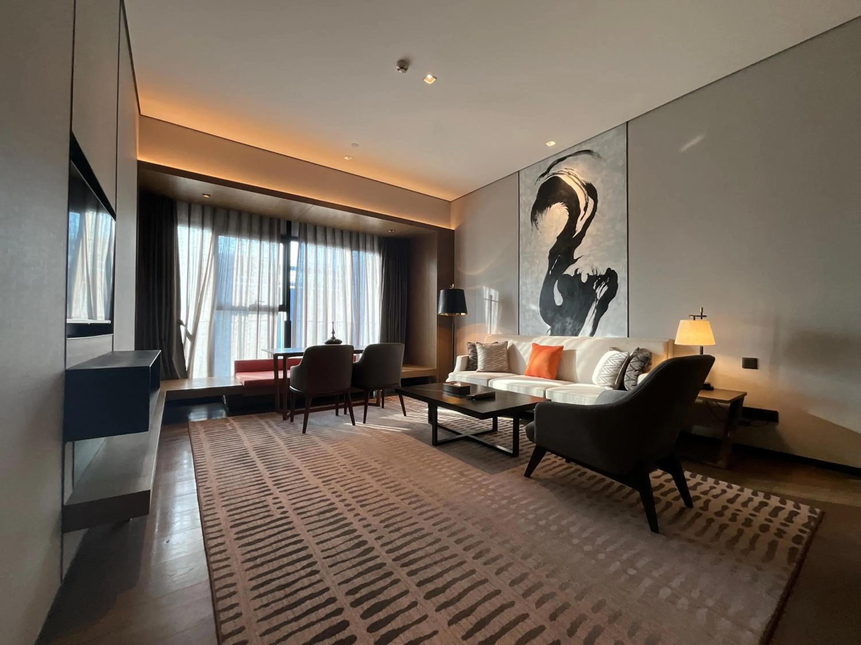 Living room in Wyndham Grand Yangon