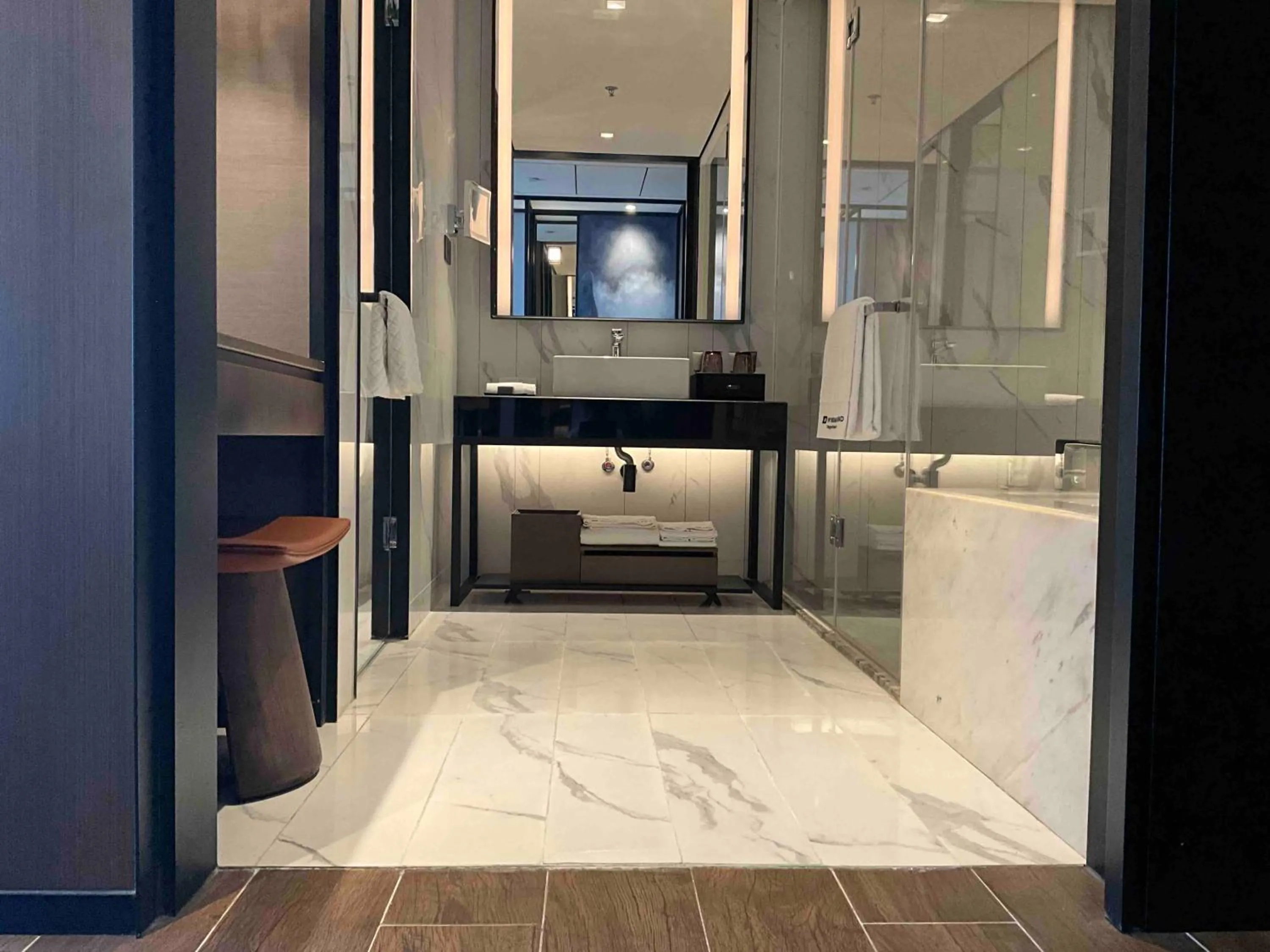 Bathroom in Wyndham Grand Yangon