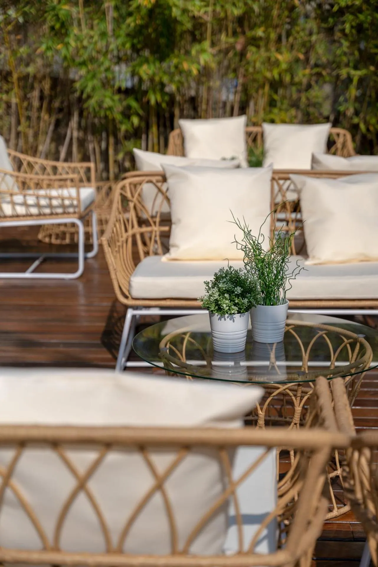 Patio in Duparc Hotel