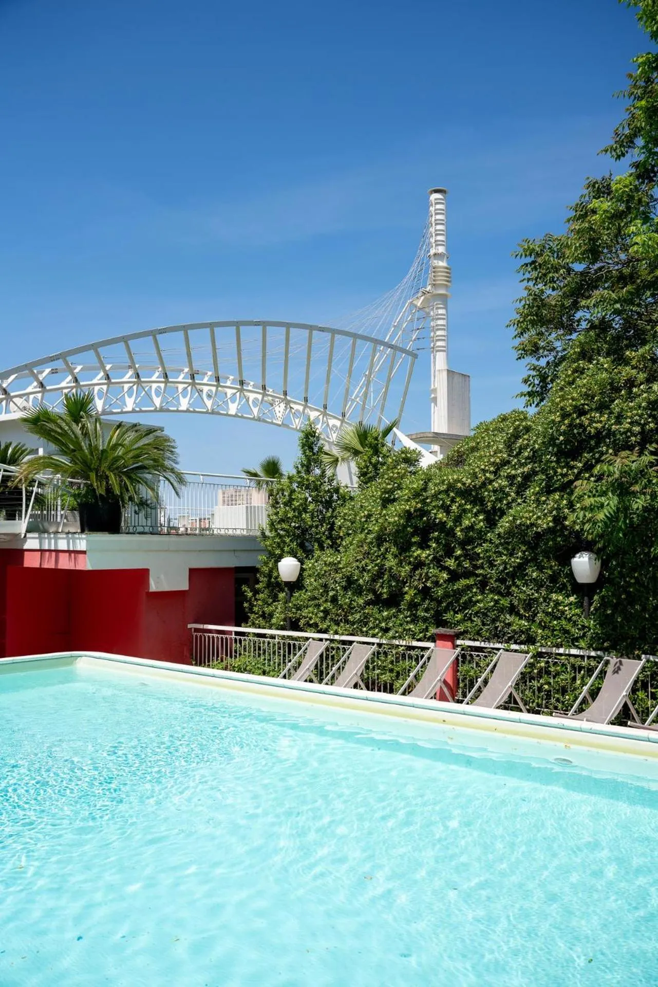 Swimming pool in Duparc Hotel