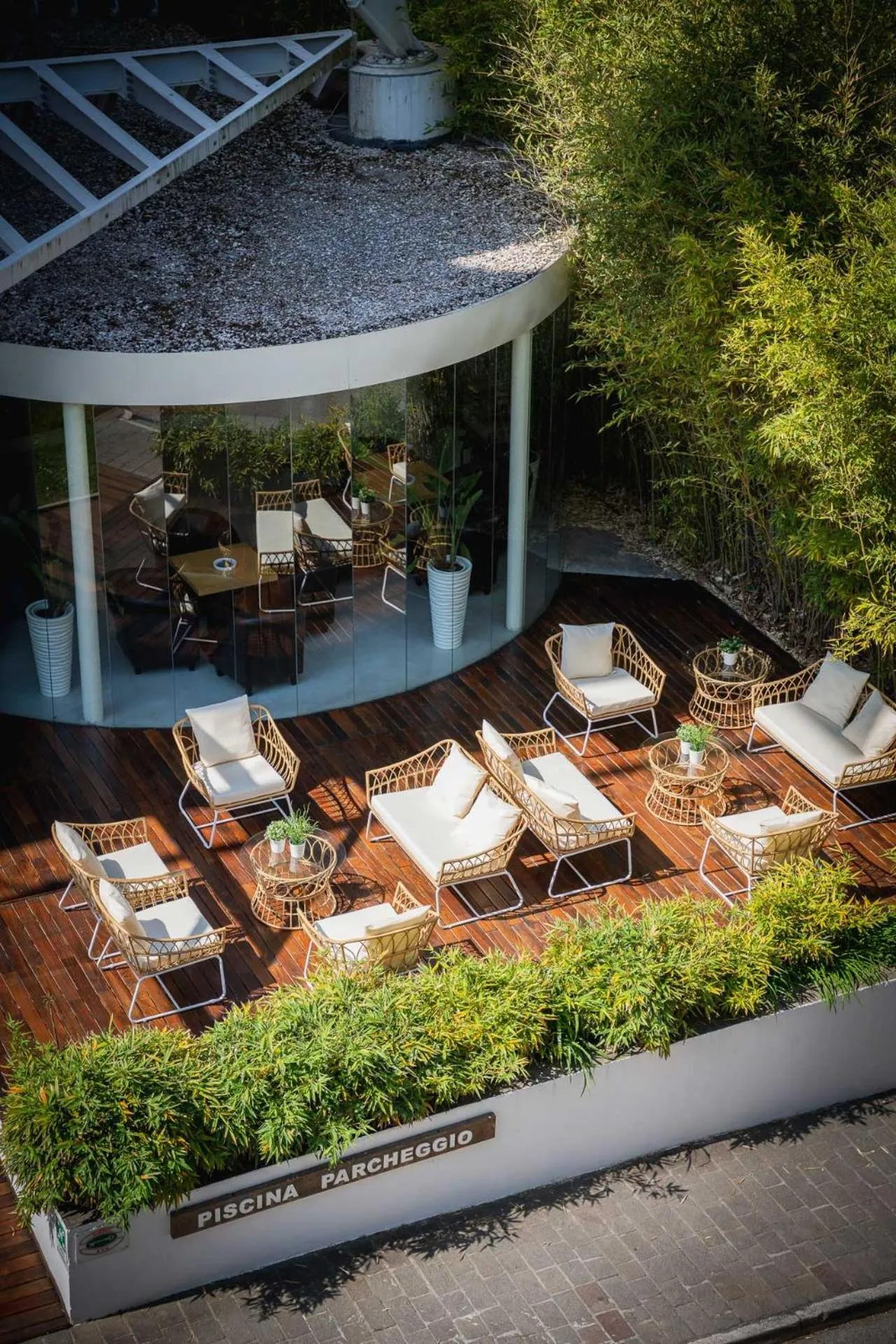 Bird's eye view in Duparc Hotel