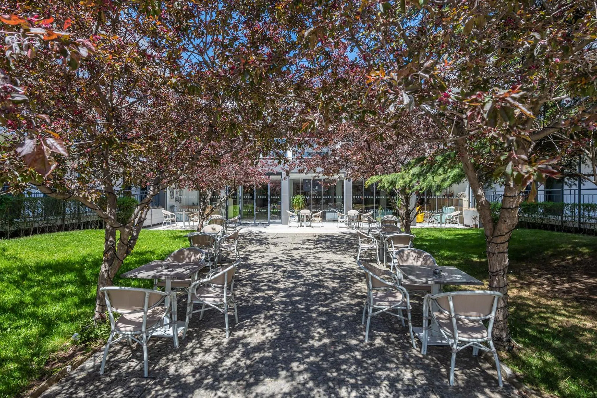 Inner courtyard view in iHotel Sunny Beach