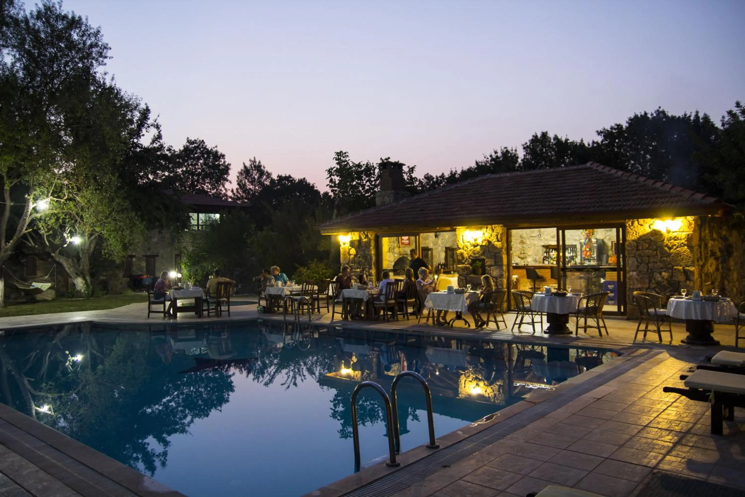 Garden view in Doga Apartments