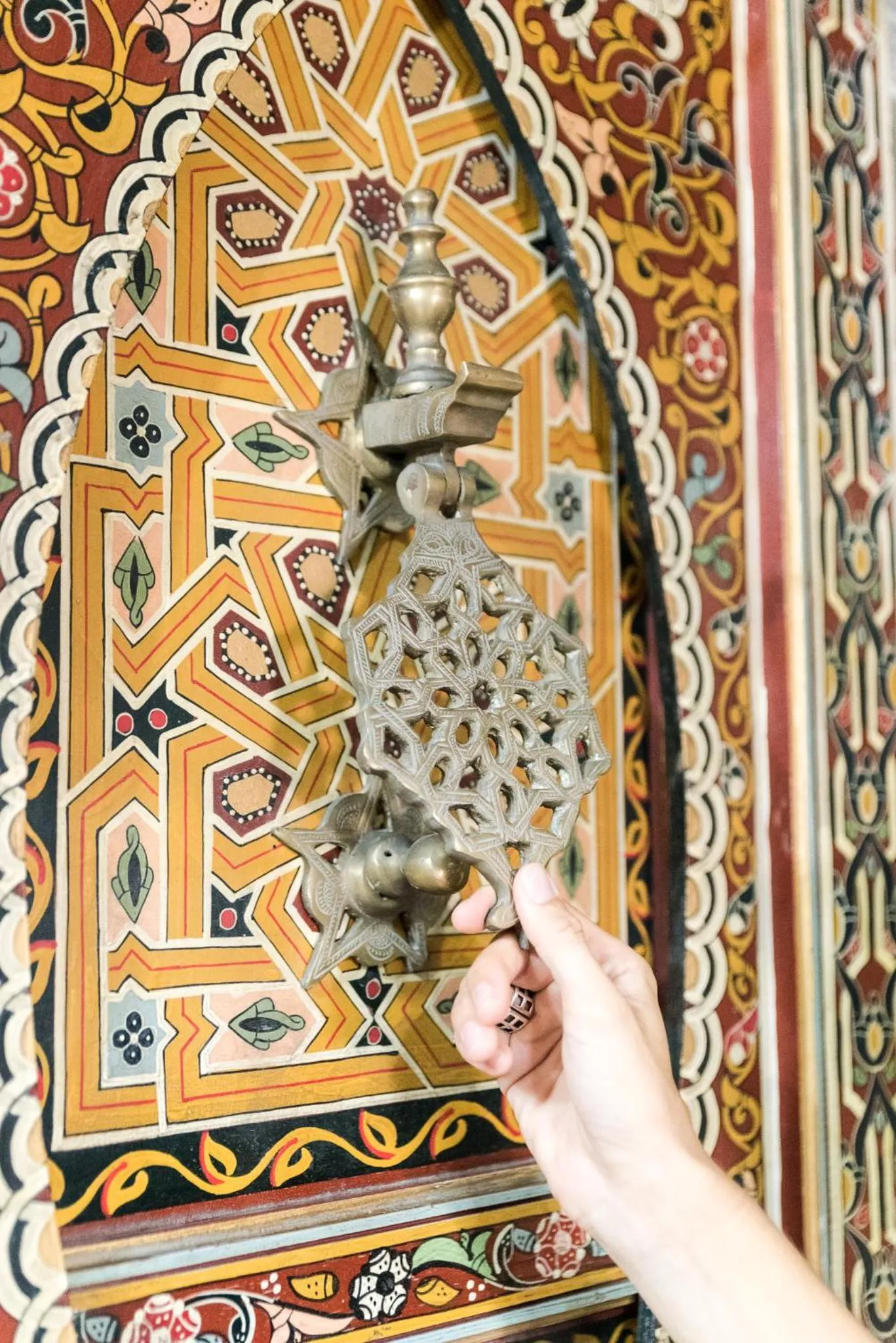 Decorative detail in Hotel Moroccan House Casablanca