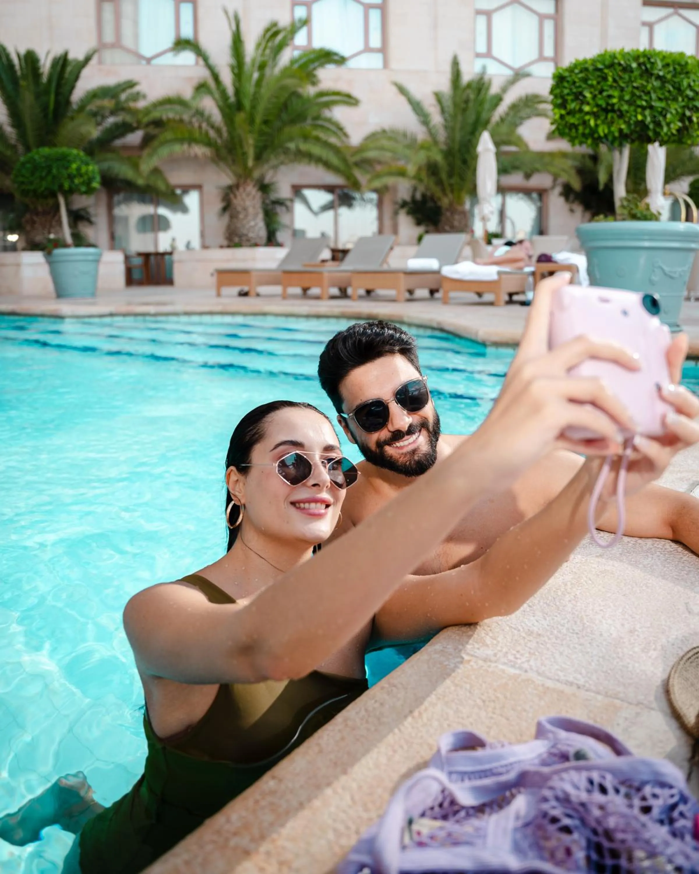 Swimming pool in Grand Hyatt Amman