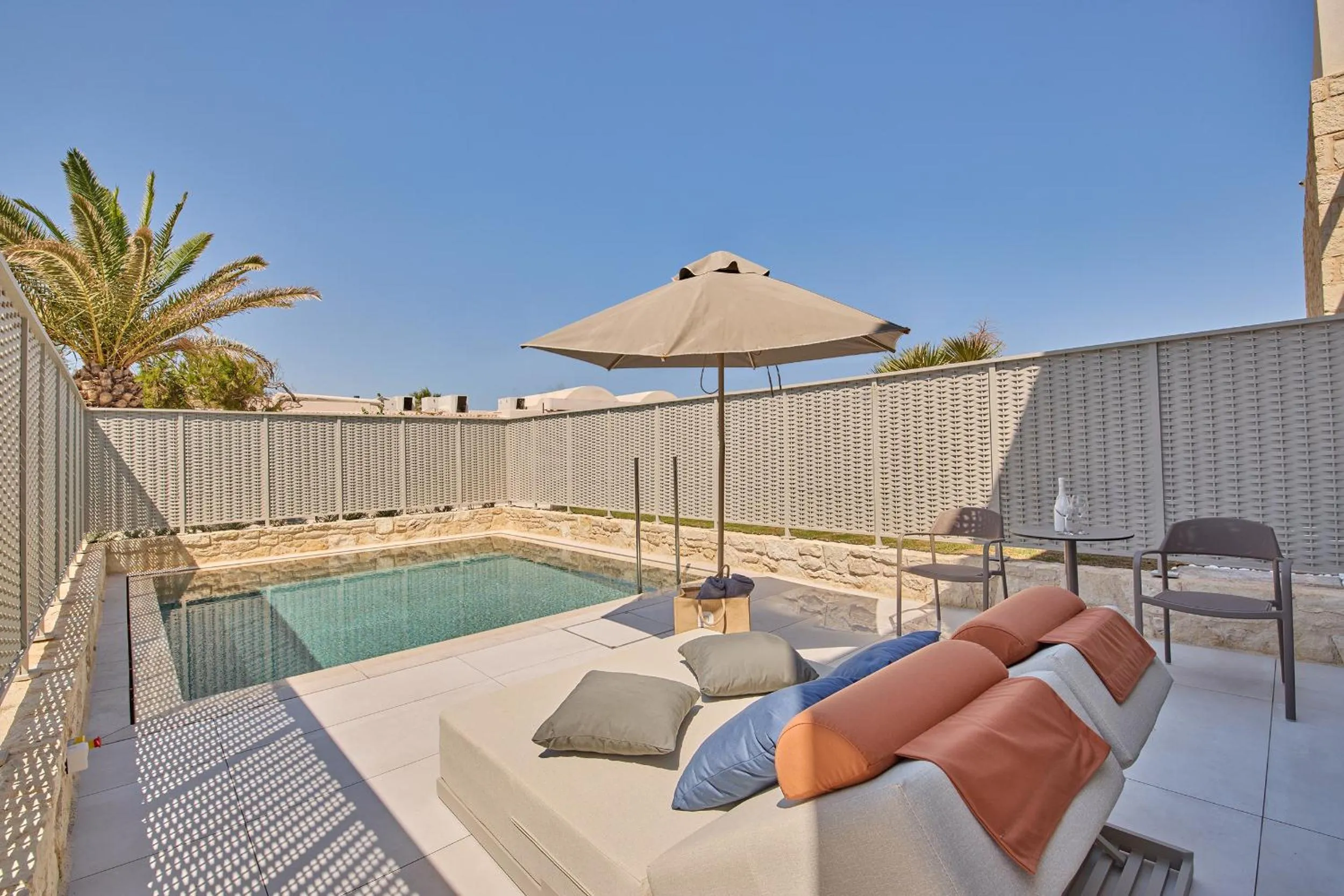 Swimming pool in Paralos Kosta Alímia