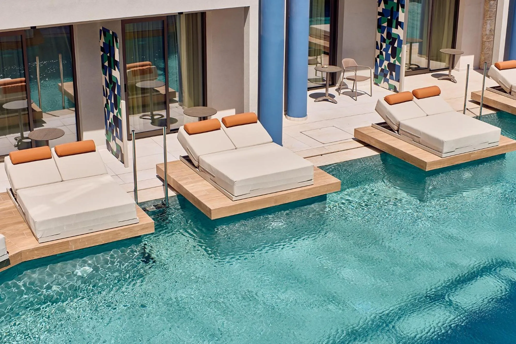 Swimming pool in Paralos Kosta Alímia