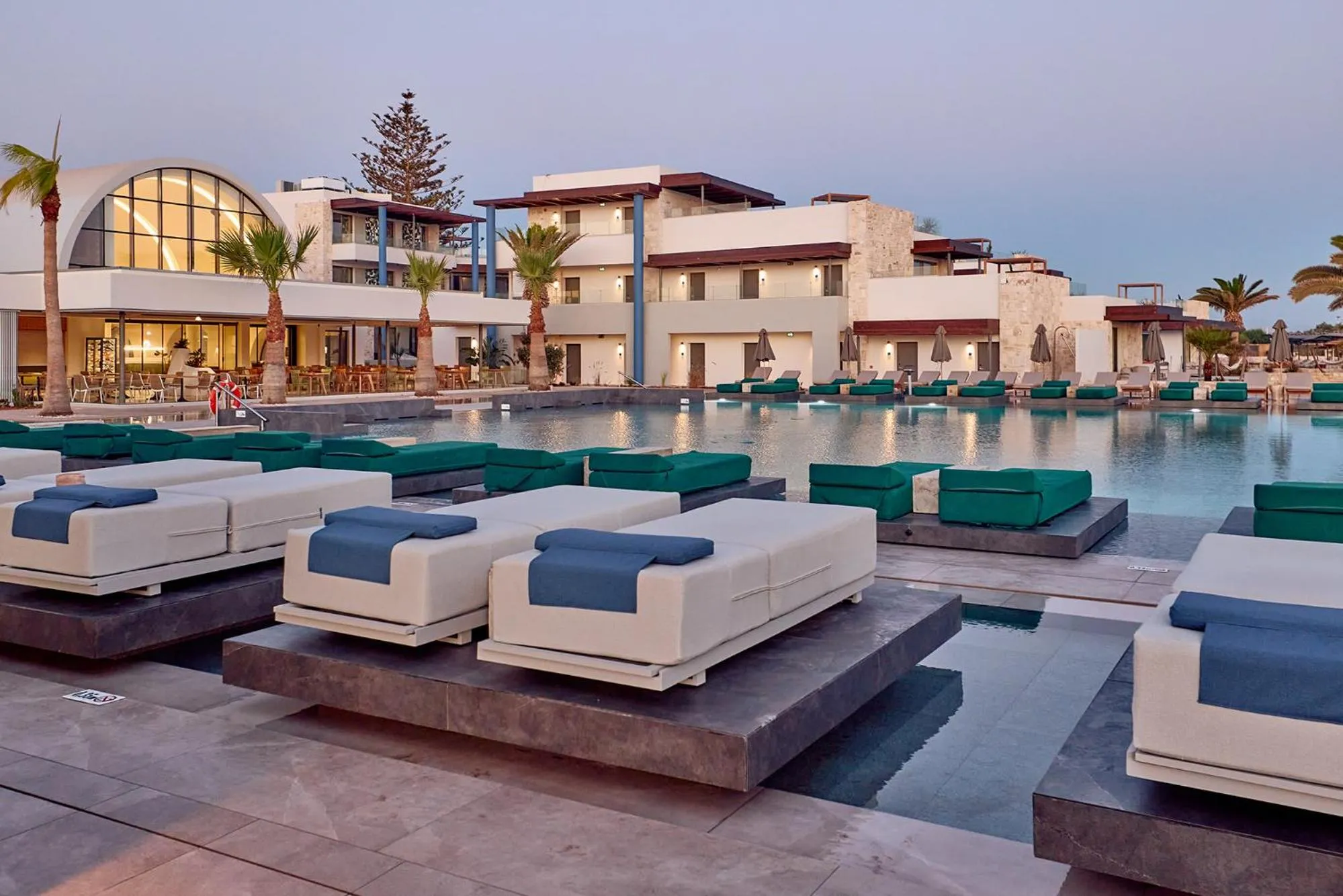 Swimming pool in Paralos Kosta Alímia