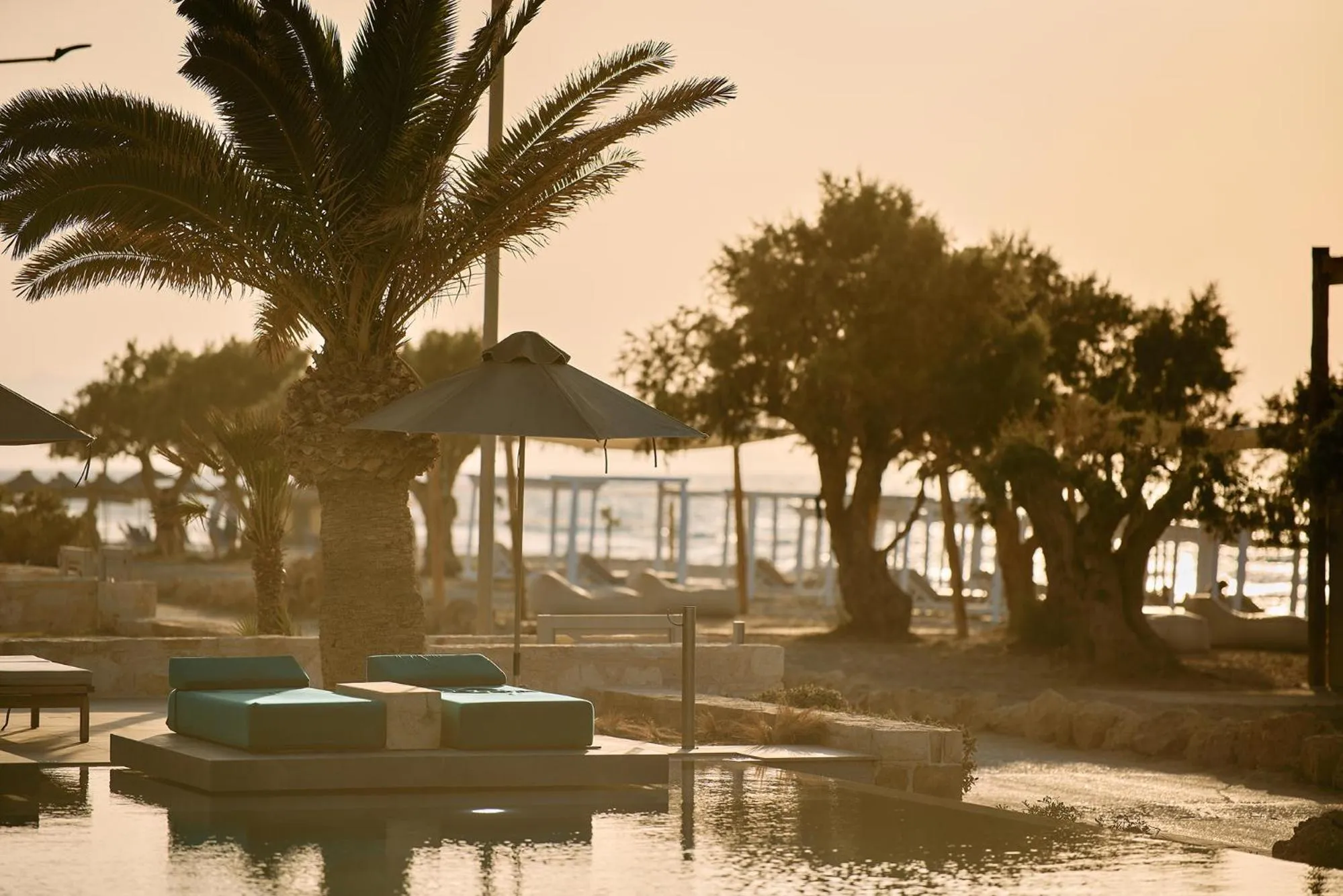 Swimming pool in Paralos Kosta Alímia