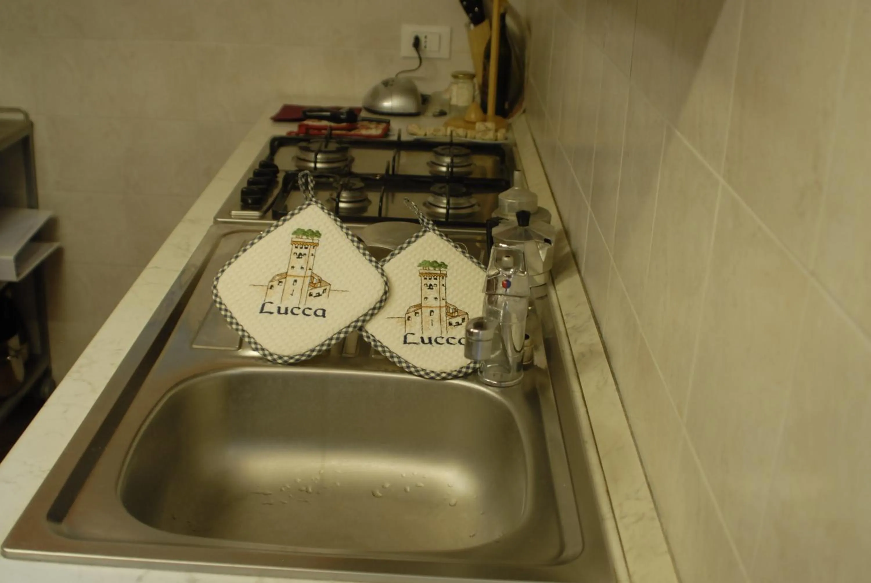 Kitchen or kitchenette in B&B La Corte