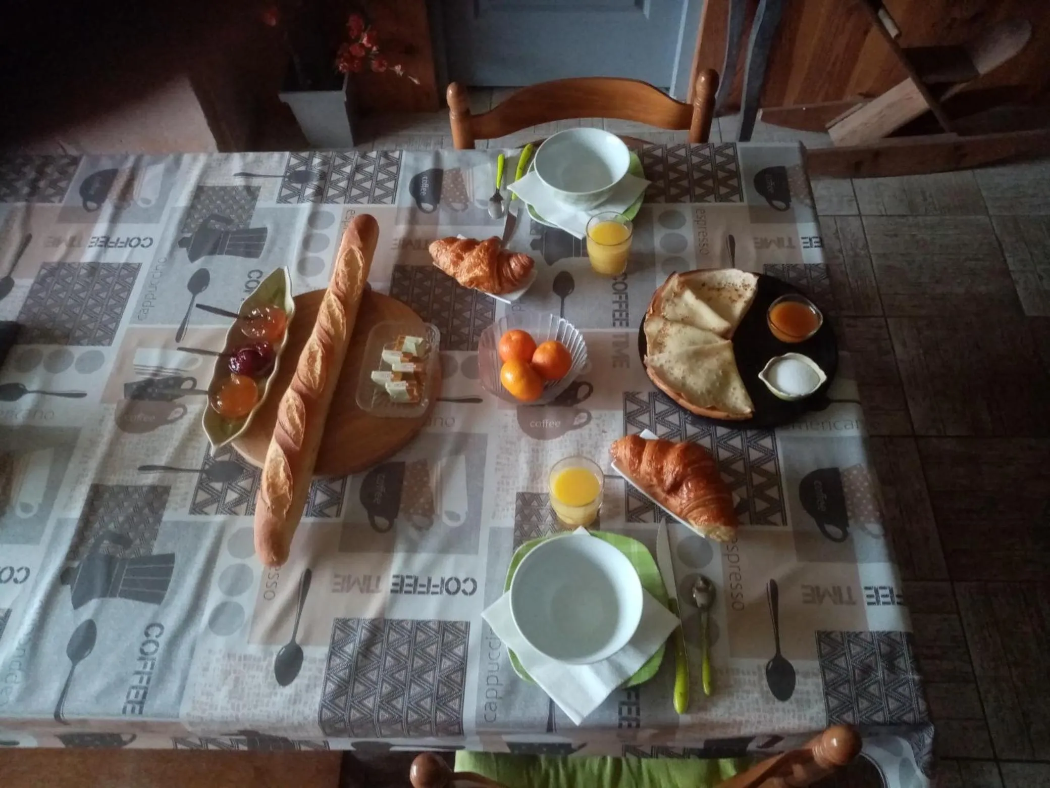 Lunch in les tourterelles