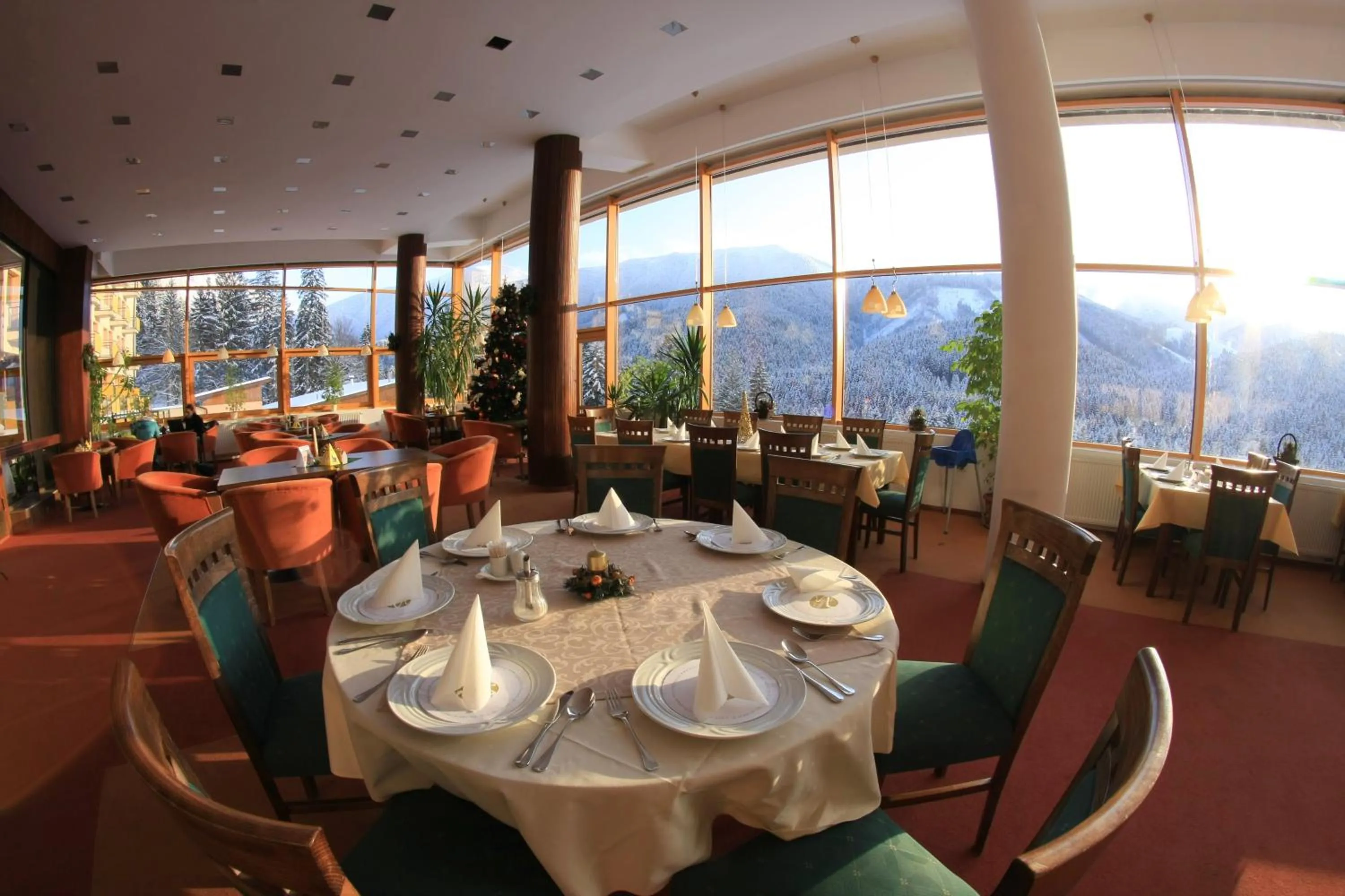 Restaurant/places to eat in Hotel Boboty