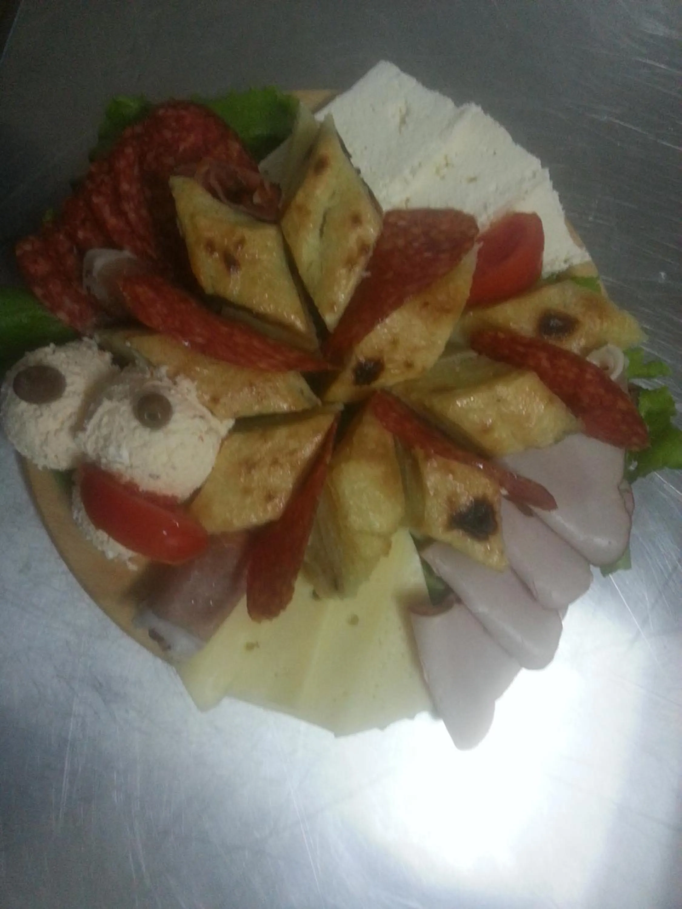 Food close-up in Hotel St. Naum