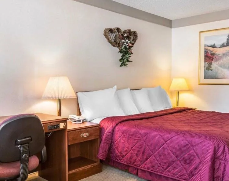 Bed in Value Lodge Inn