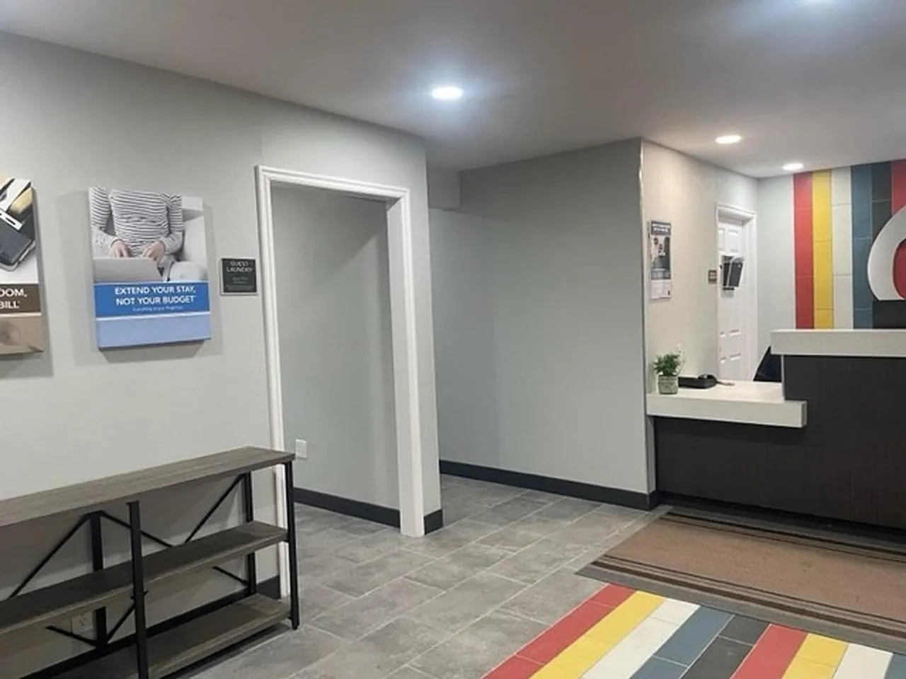 Lobby or reception in Studio 6 Rock Springs WY Flaming Gorge