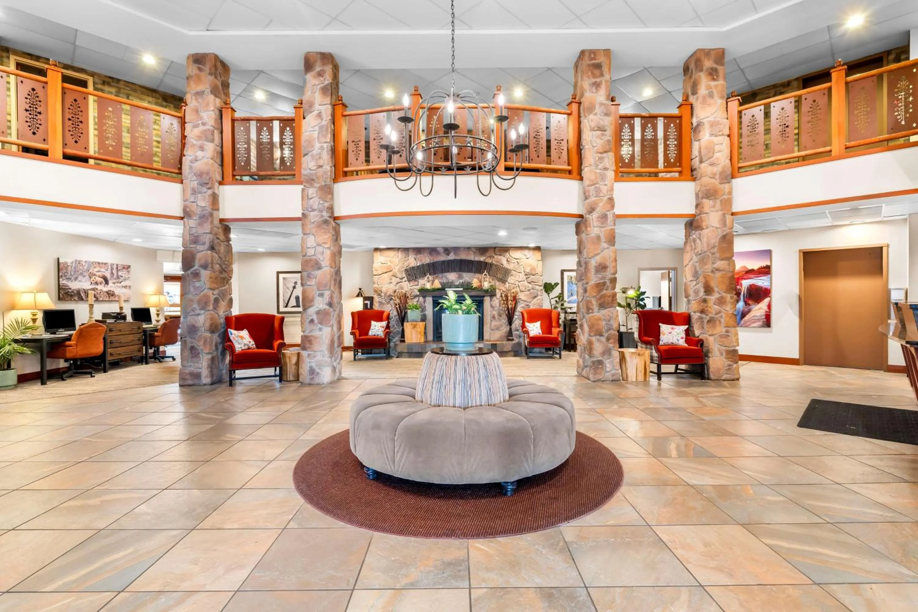Lobby or reception in Best Western Rocky Mountain Lodge
