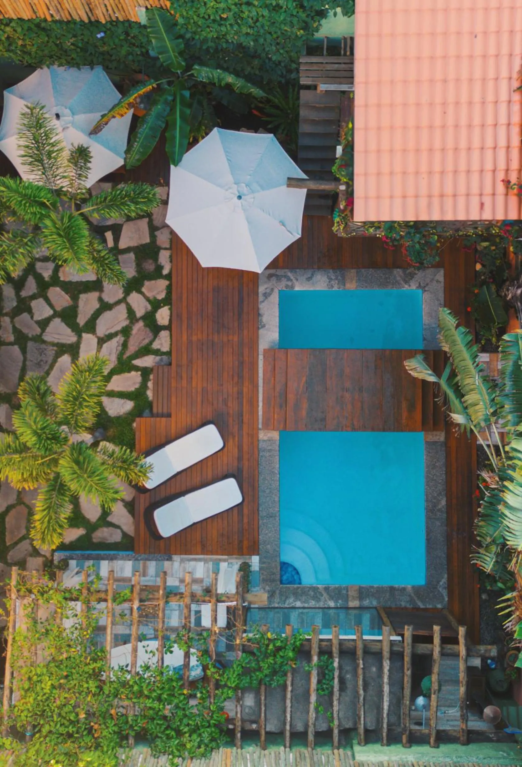 Garden view in Pousada Arraial Inn