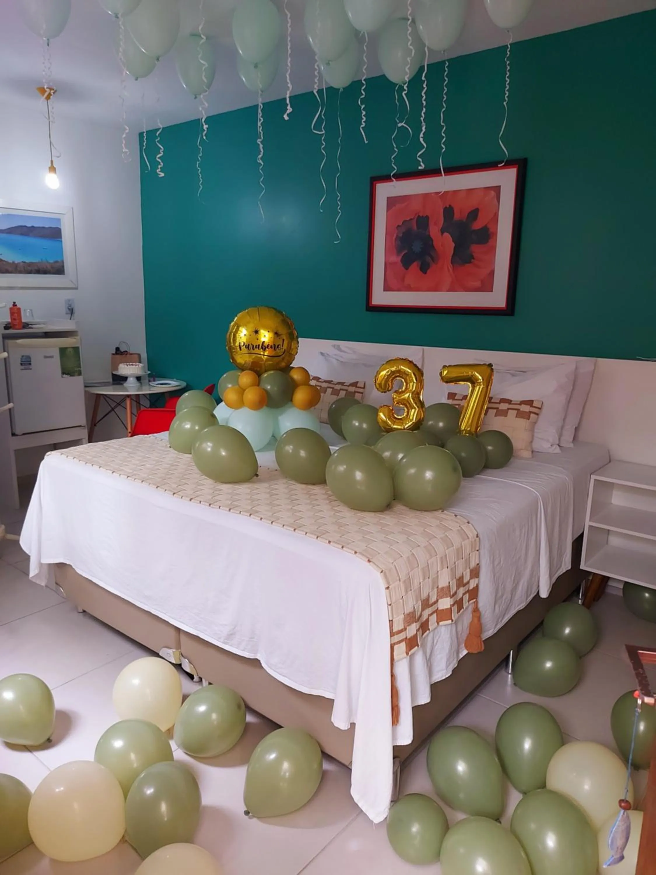 Bed in Pousada Arraial Inn