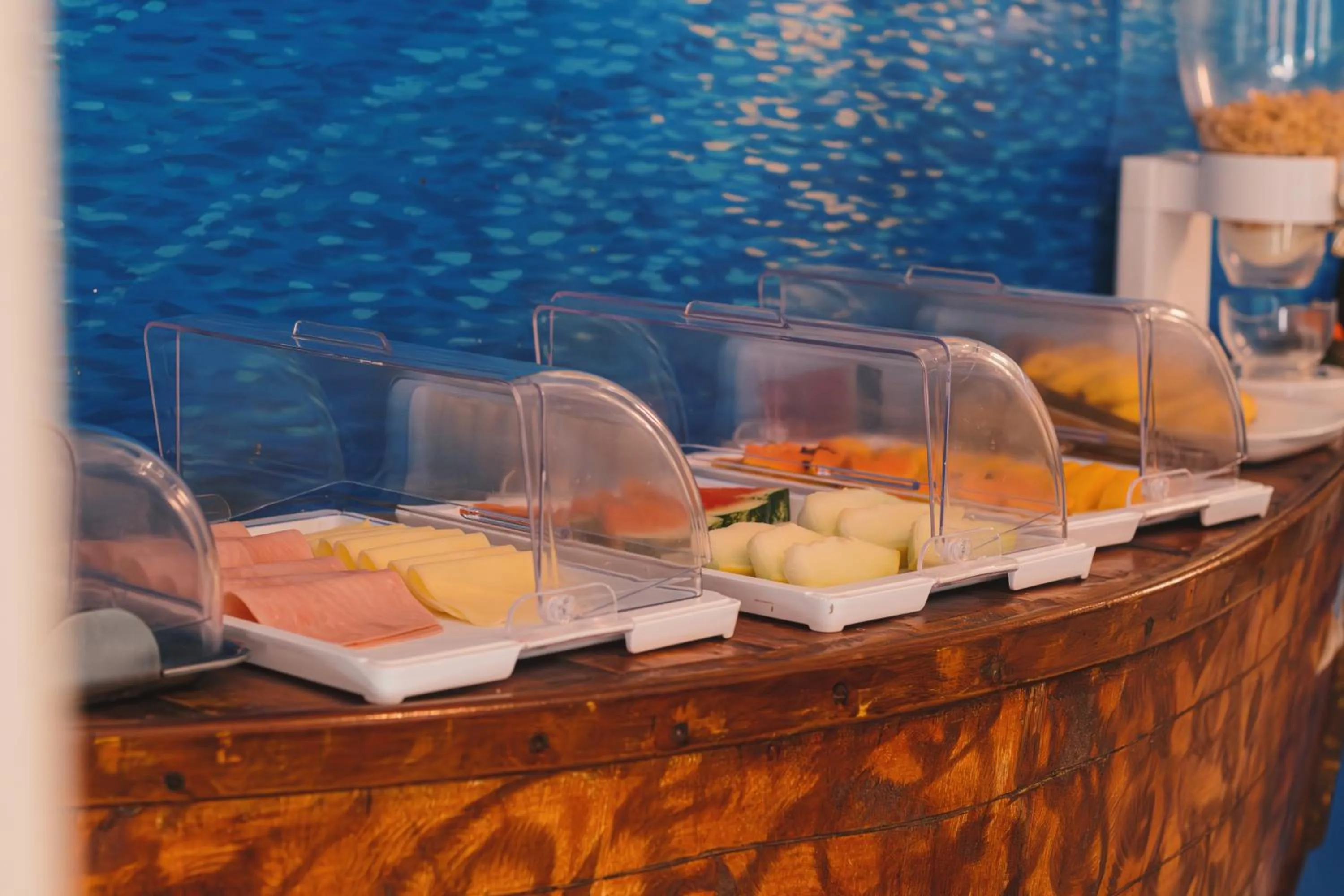 Buffet breakfast in Pousada Arraial Inn