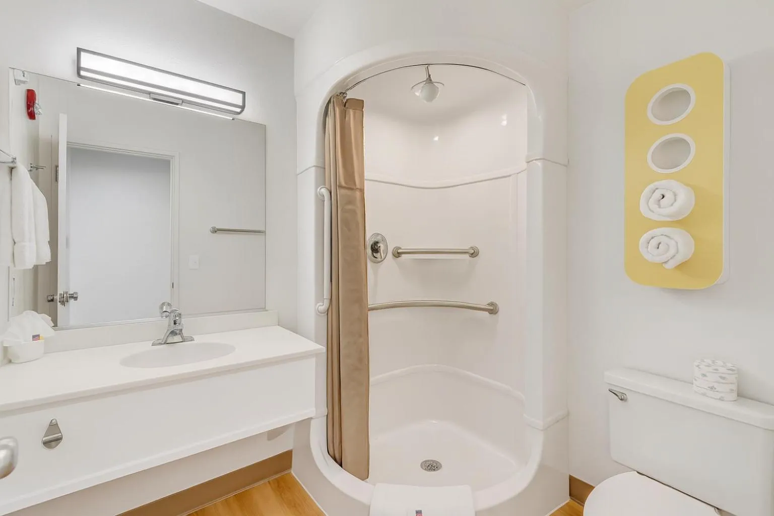 Shower in Motel 6 Ogden, UT- Downtown