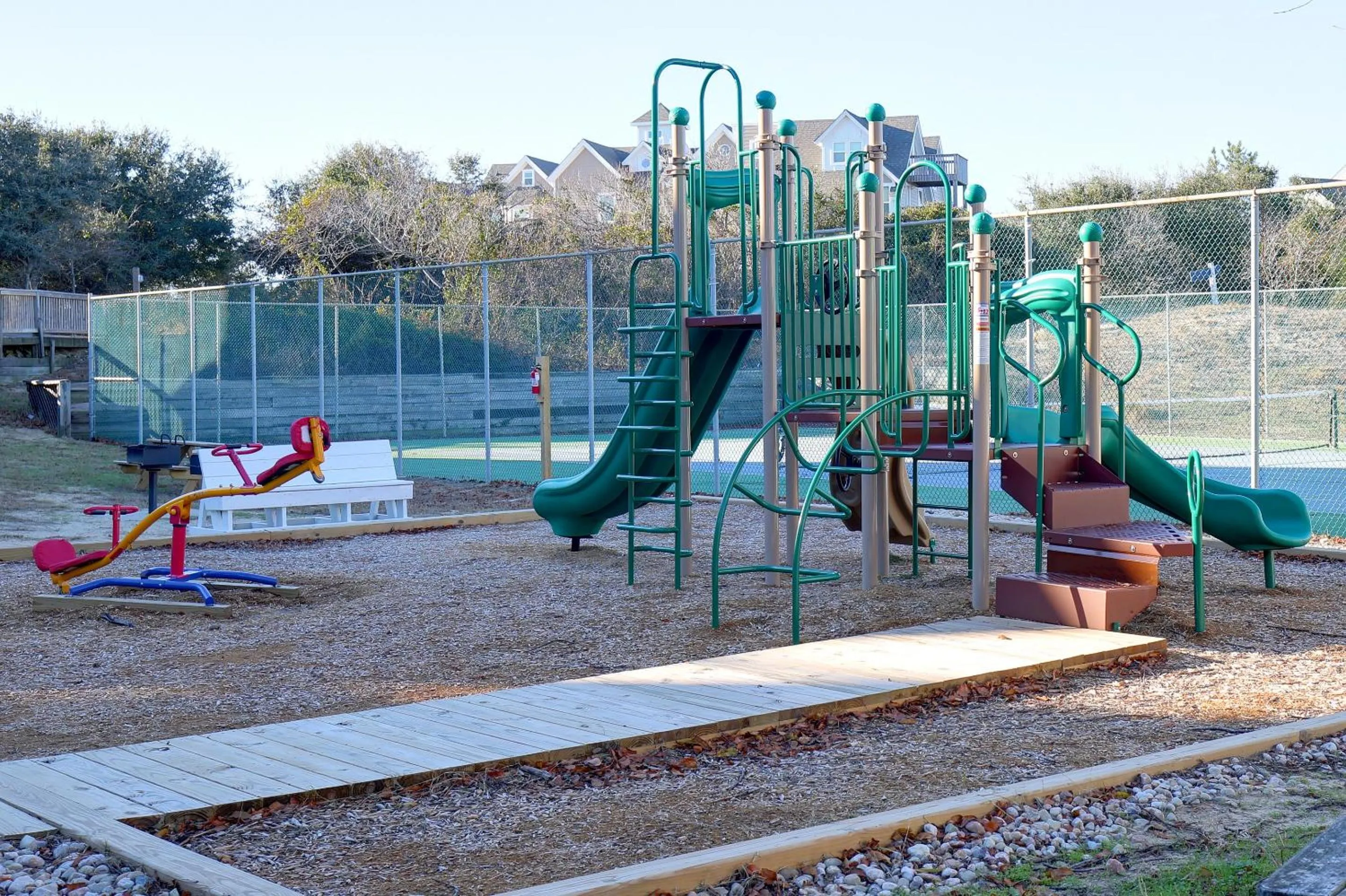 Children play ground in Barrier Island Station