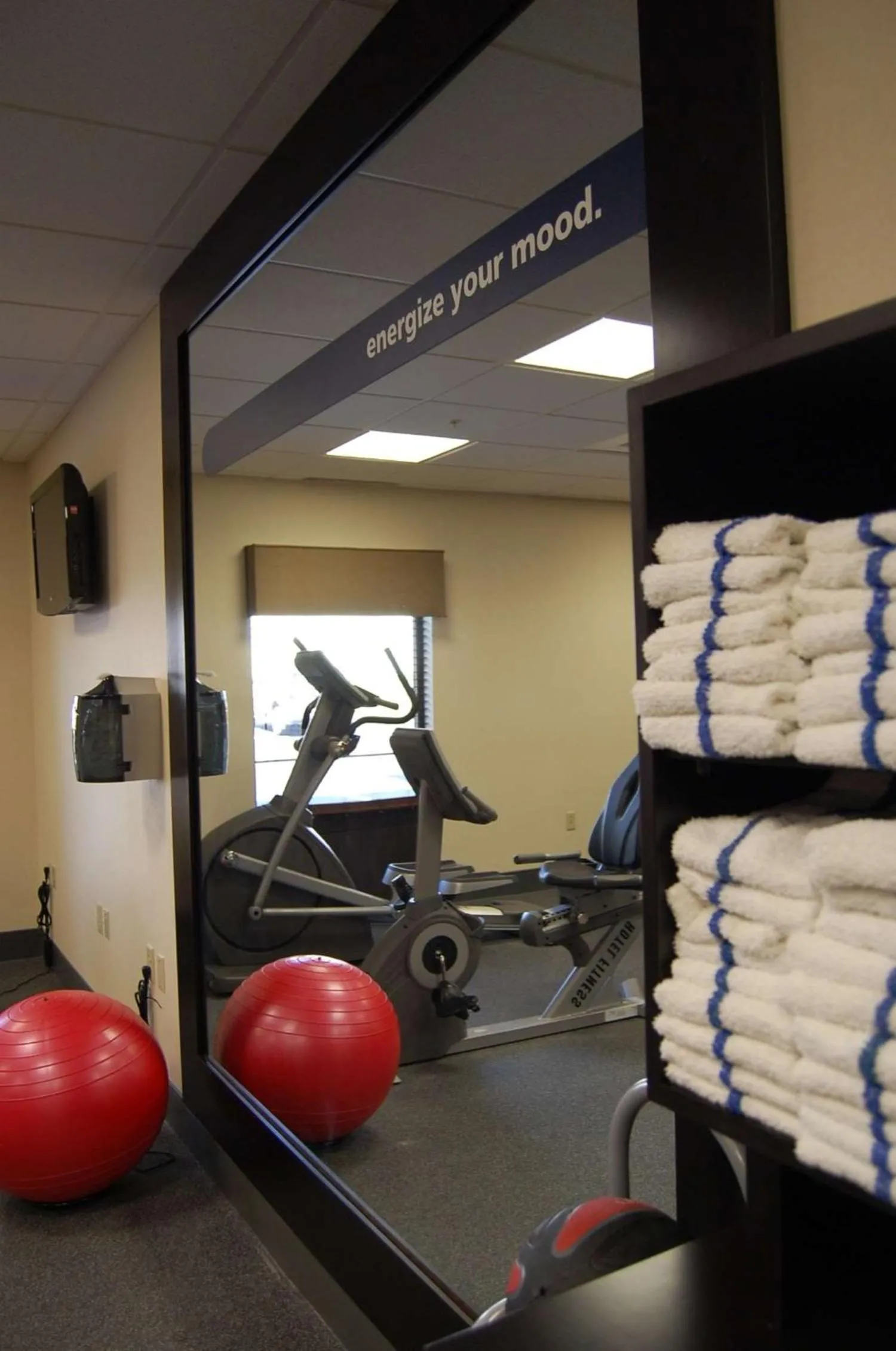 Fitness centre/facilities in Hampton Inn Geneseo