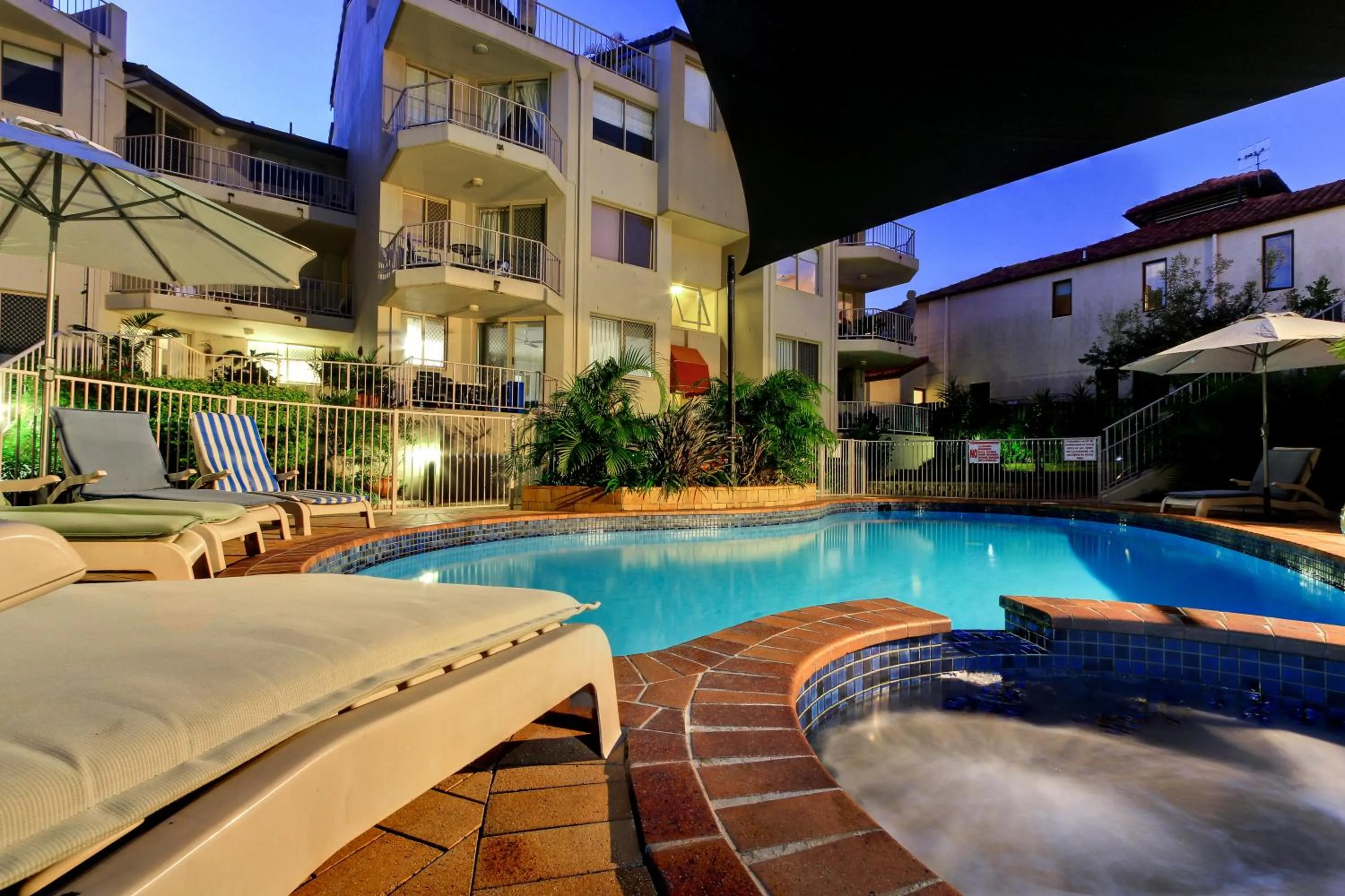 Night in Sandcastles On Currumbin Beachfront, Gold Coast