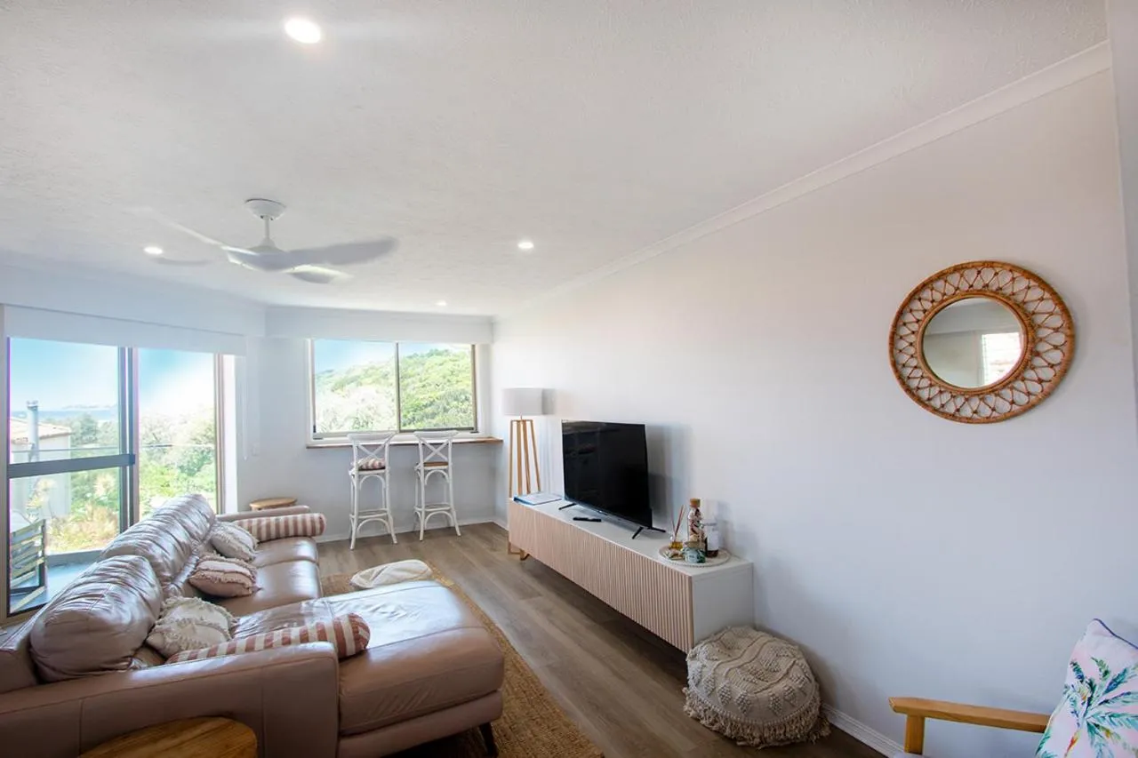 Living room in Sandcastles On Currumbin Beachfront, Gold Coast