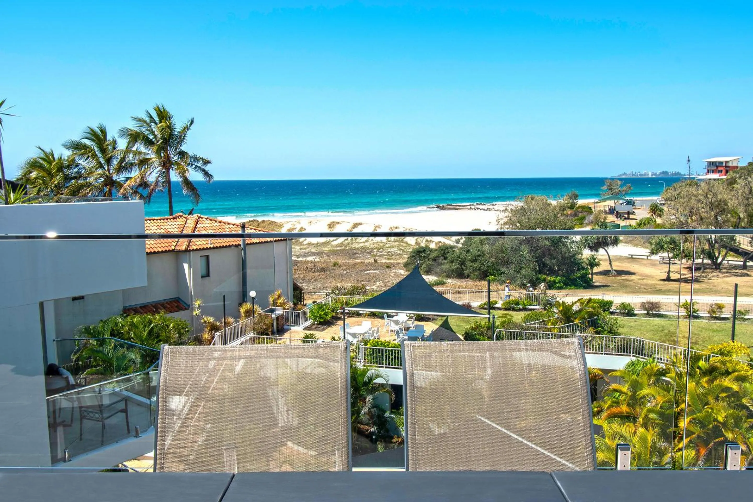 Balcony/Terrace in Sandcastles On Currumbin Beachfront, Gold Coast