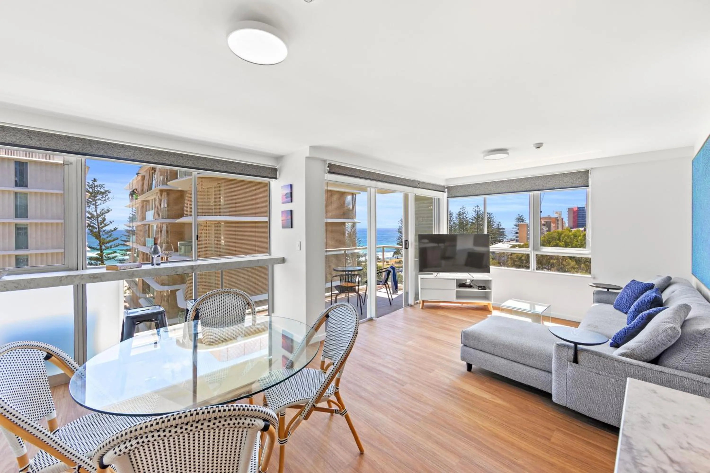 Living room in Burleigh Beach Tower