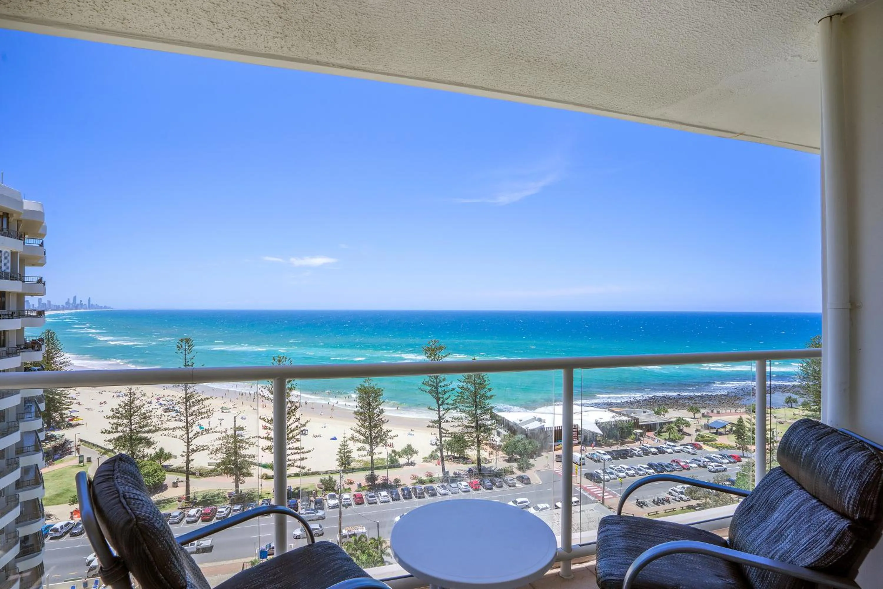 Patio in Burleigh Beach Tower