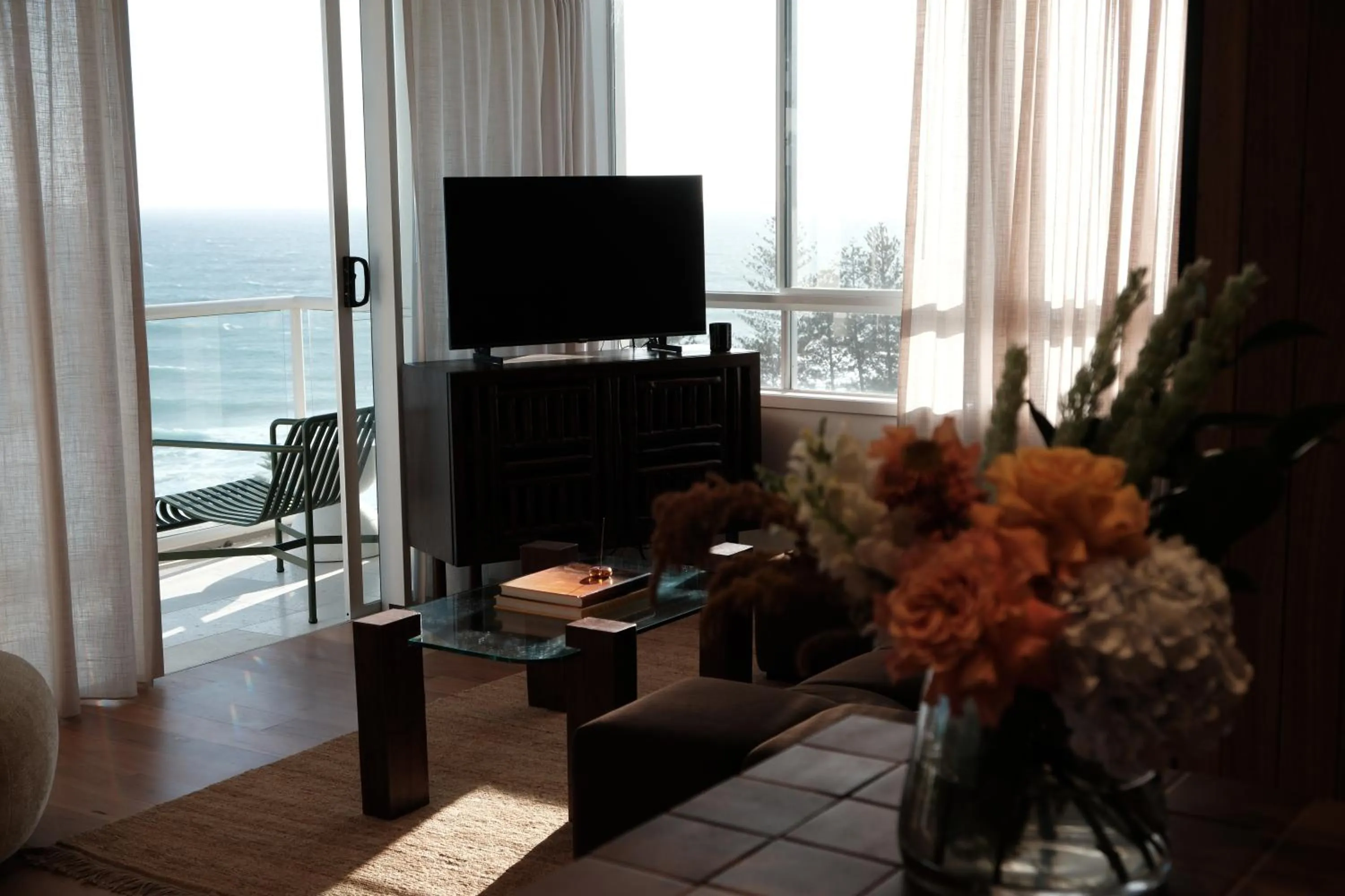 Living room in Burleigh Beach Tower