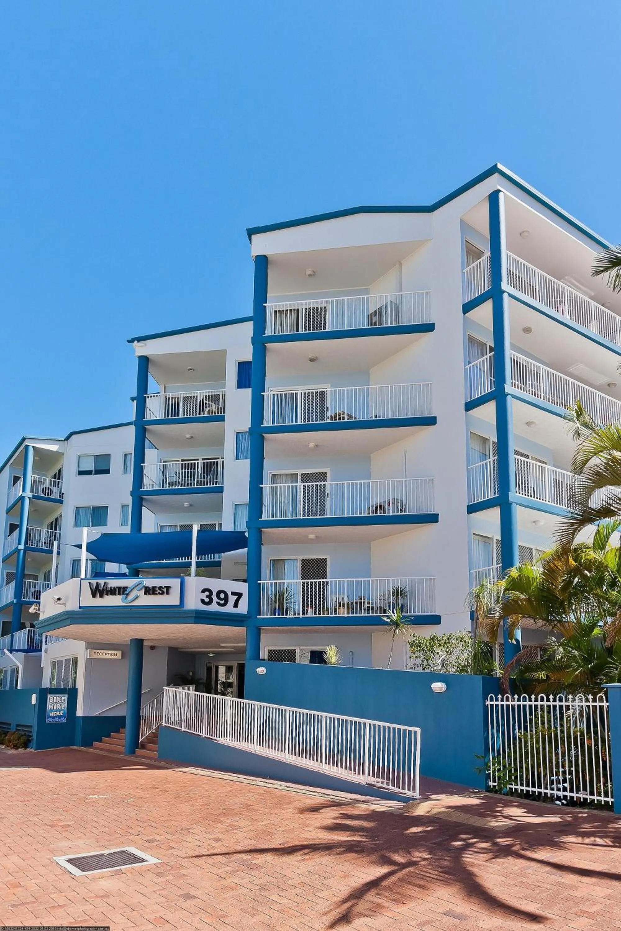 Property building in White Crest Apartments