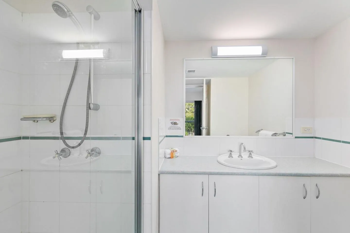Bathroom in White Crest Apartments