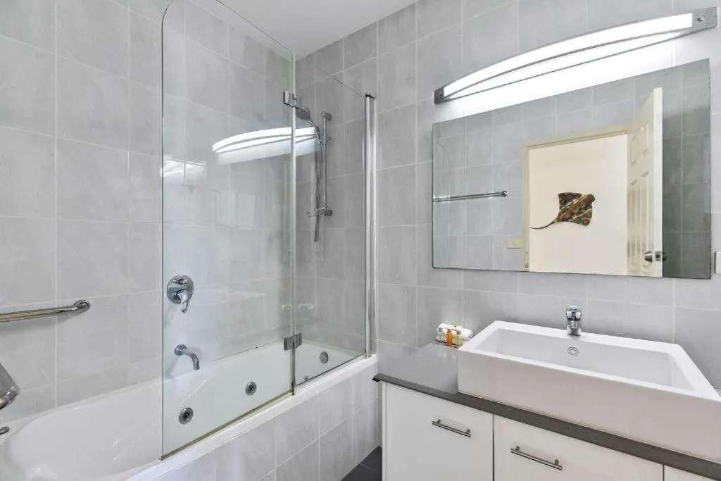 Bathroom in White Crest Apartments