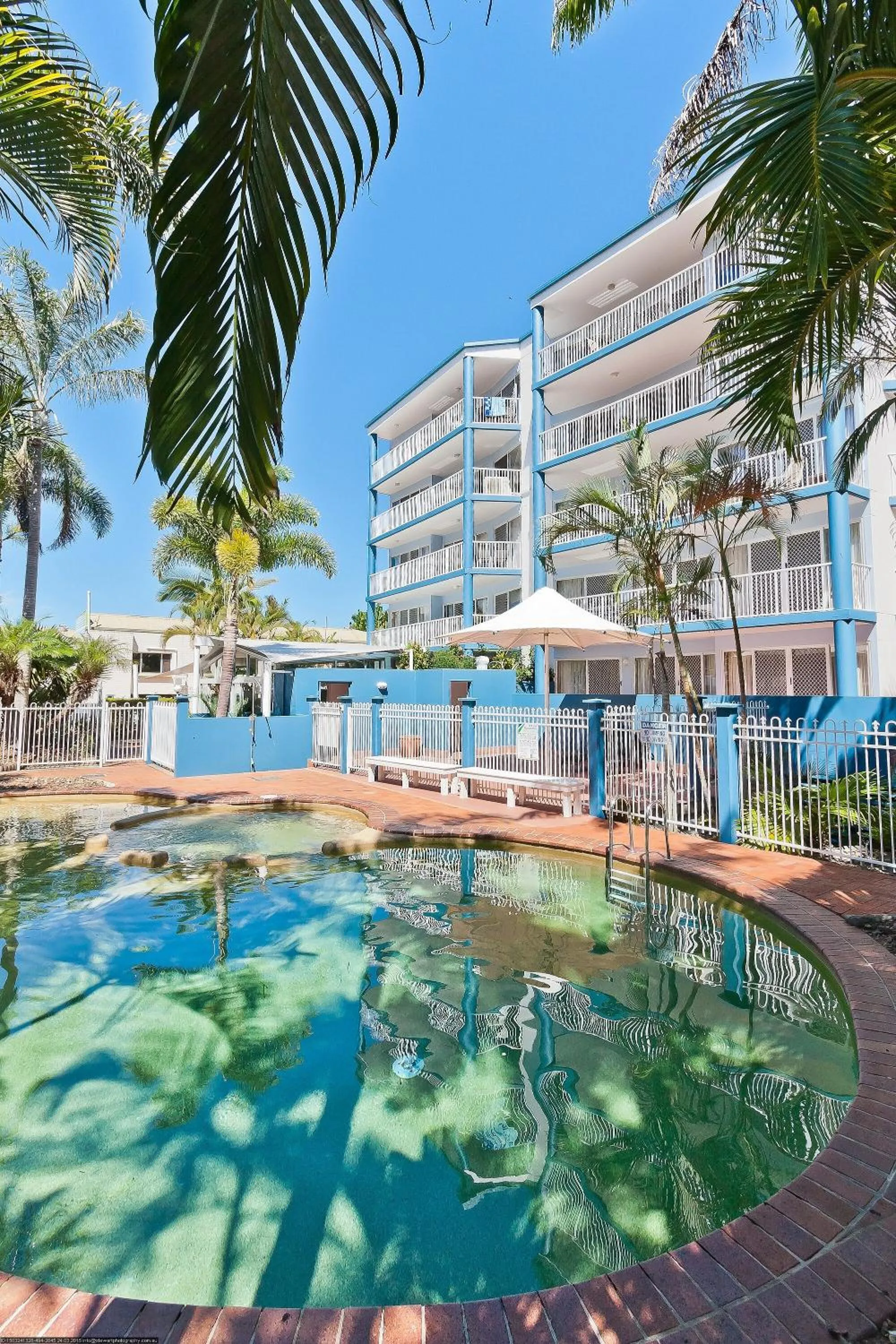 Swimming pool in White Crest Apartments