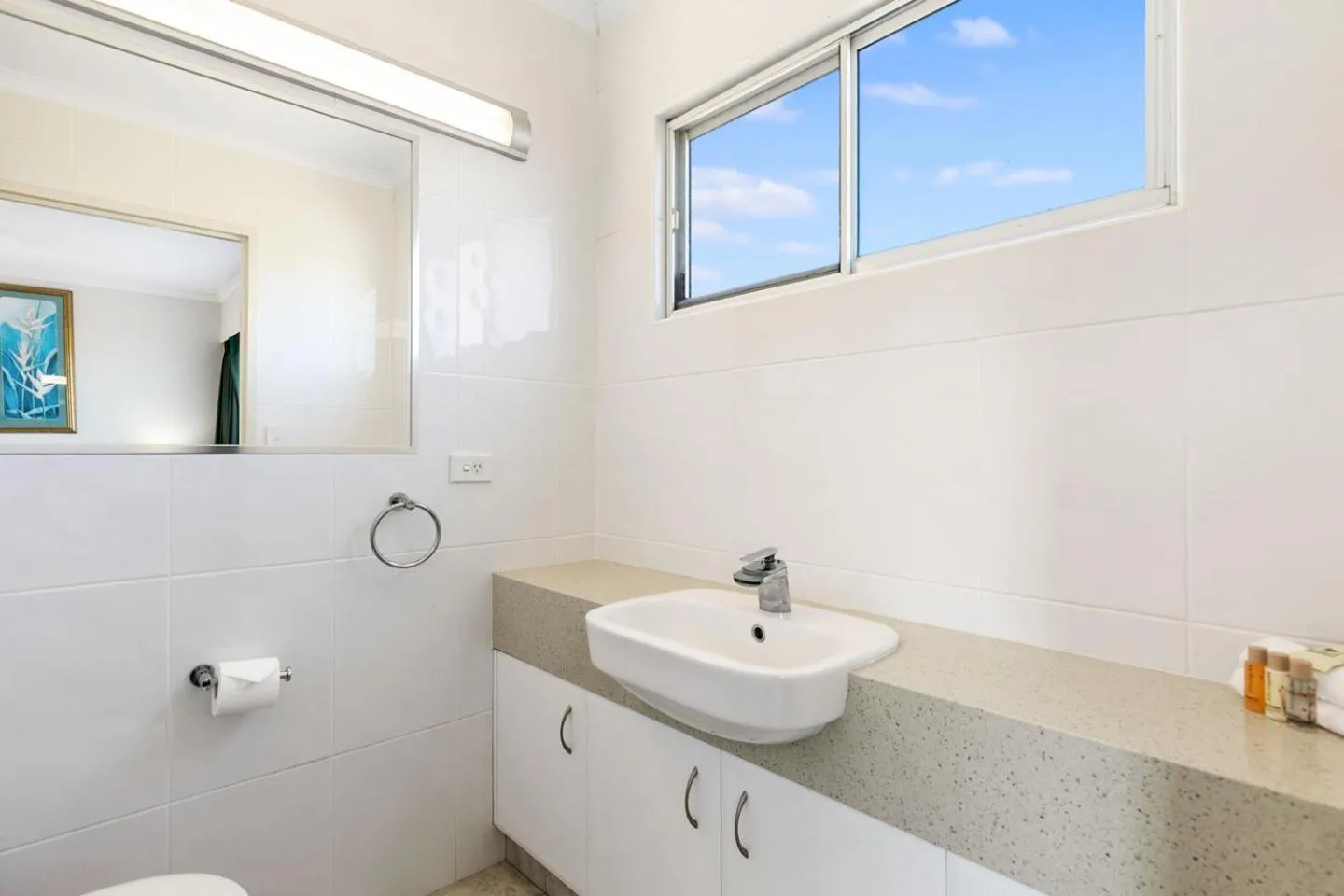 Bathroom in White Crest Apartments