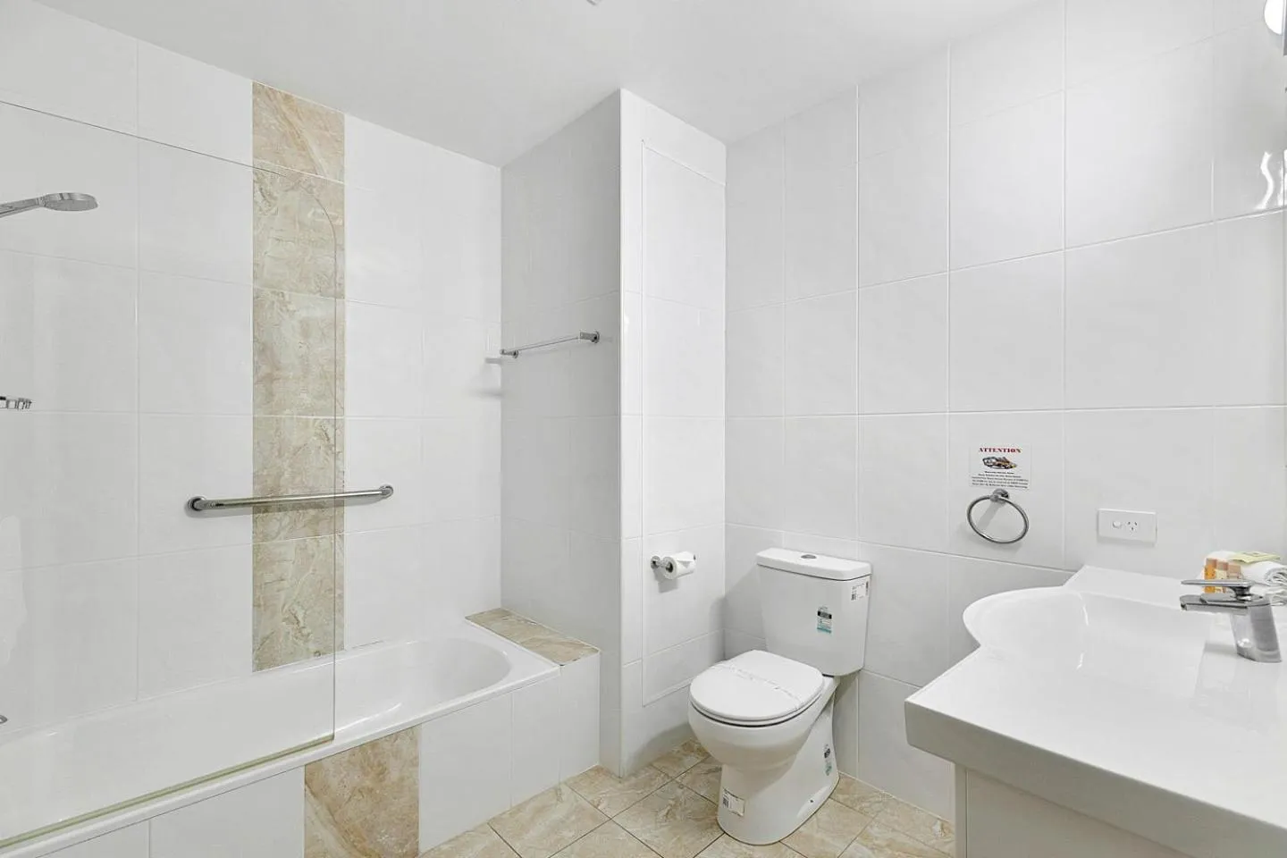 Bathroom in White Crest Apartments