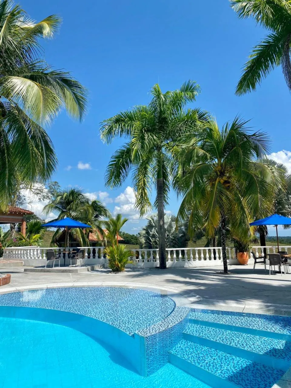 Pool view in La Manola Finca Hotel