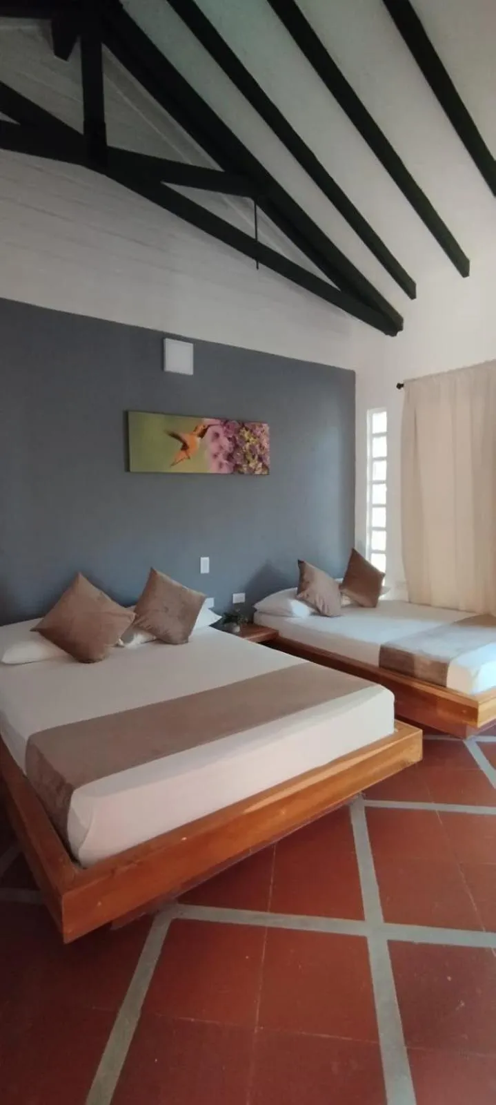 Bed in La Manola Finca Hotel