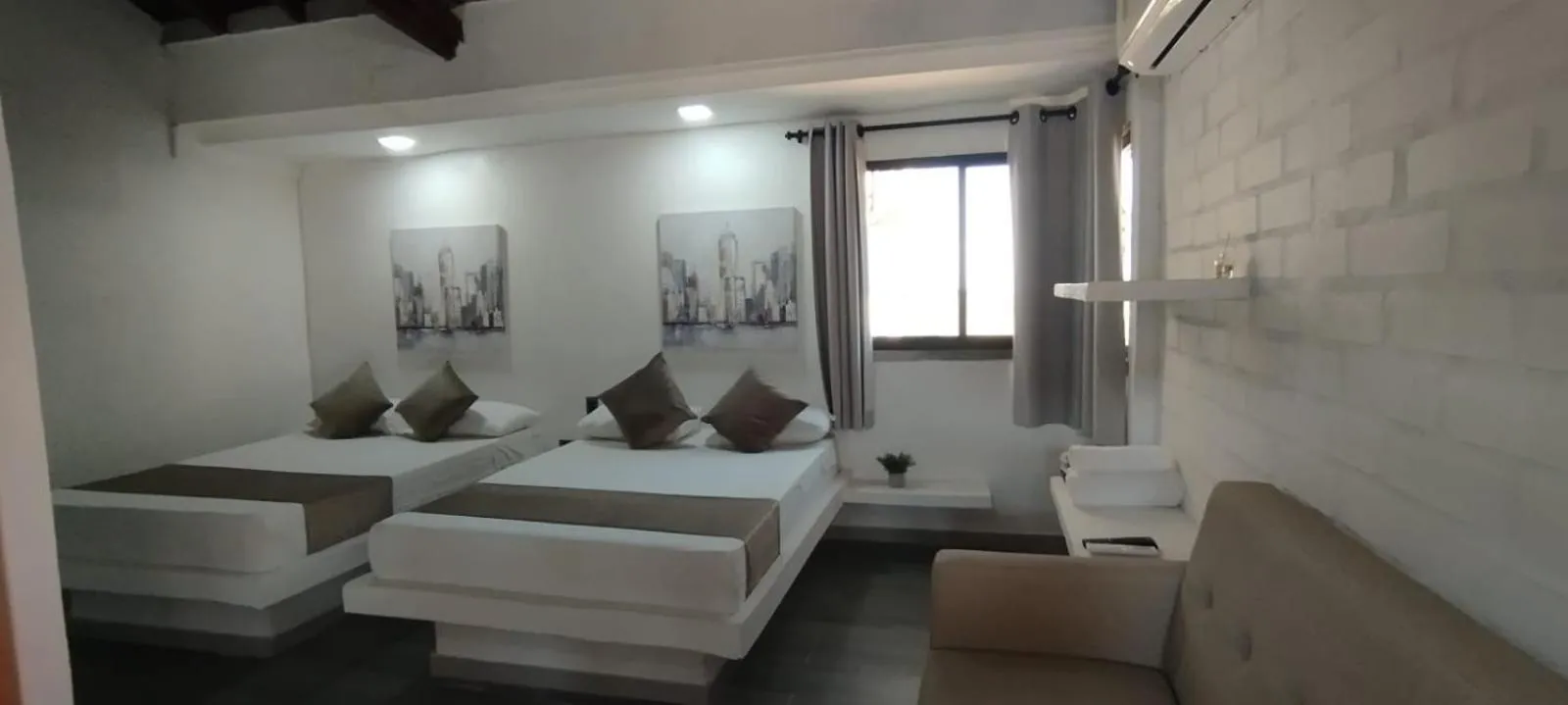 Bed in La Manola Finca Hotel