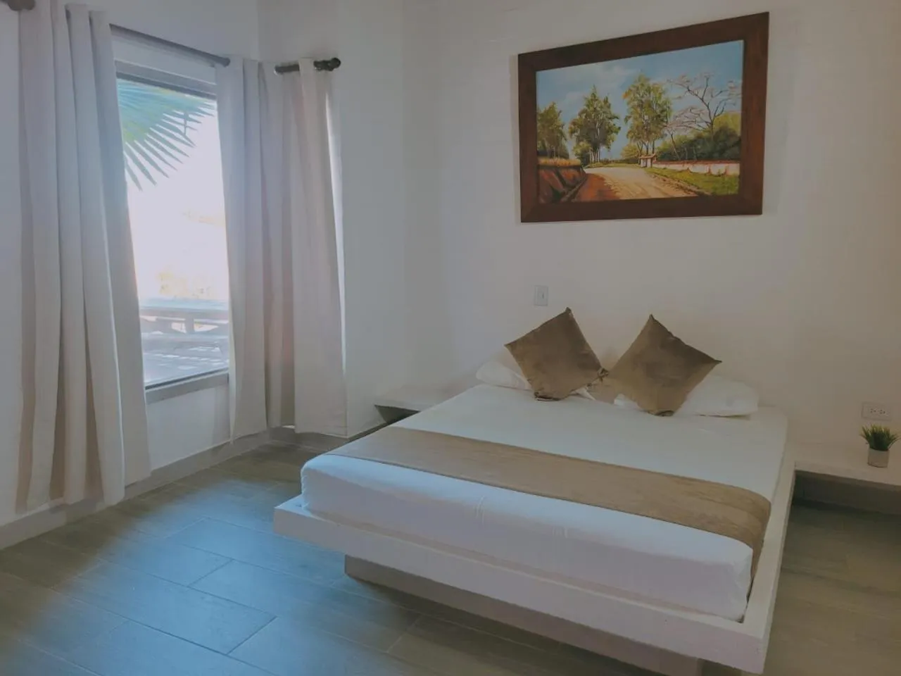 Bed in La Manola Finca Hotel