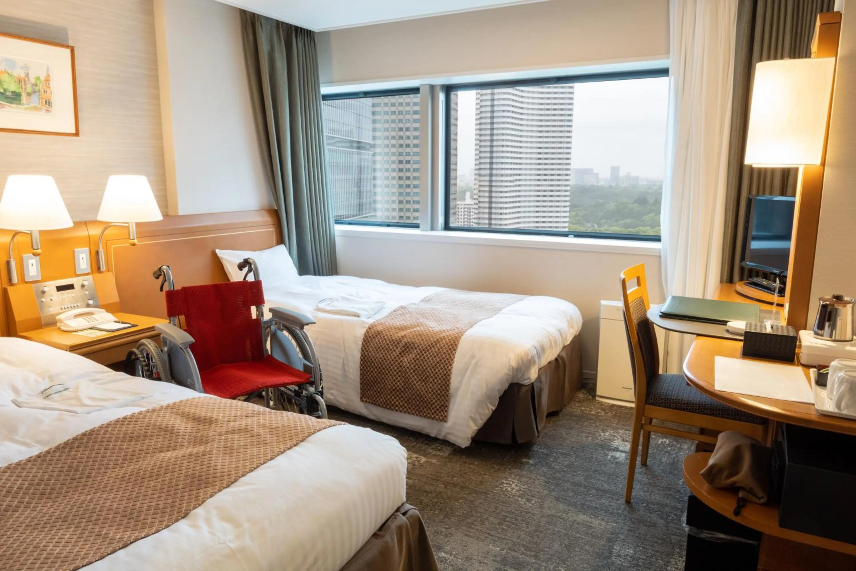 Photo of the whole room, Bed in Toshi Center Hotel