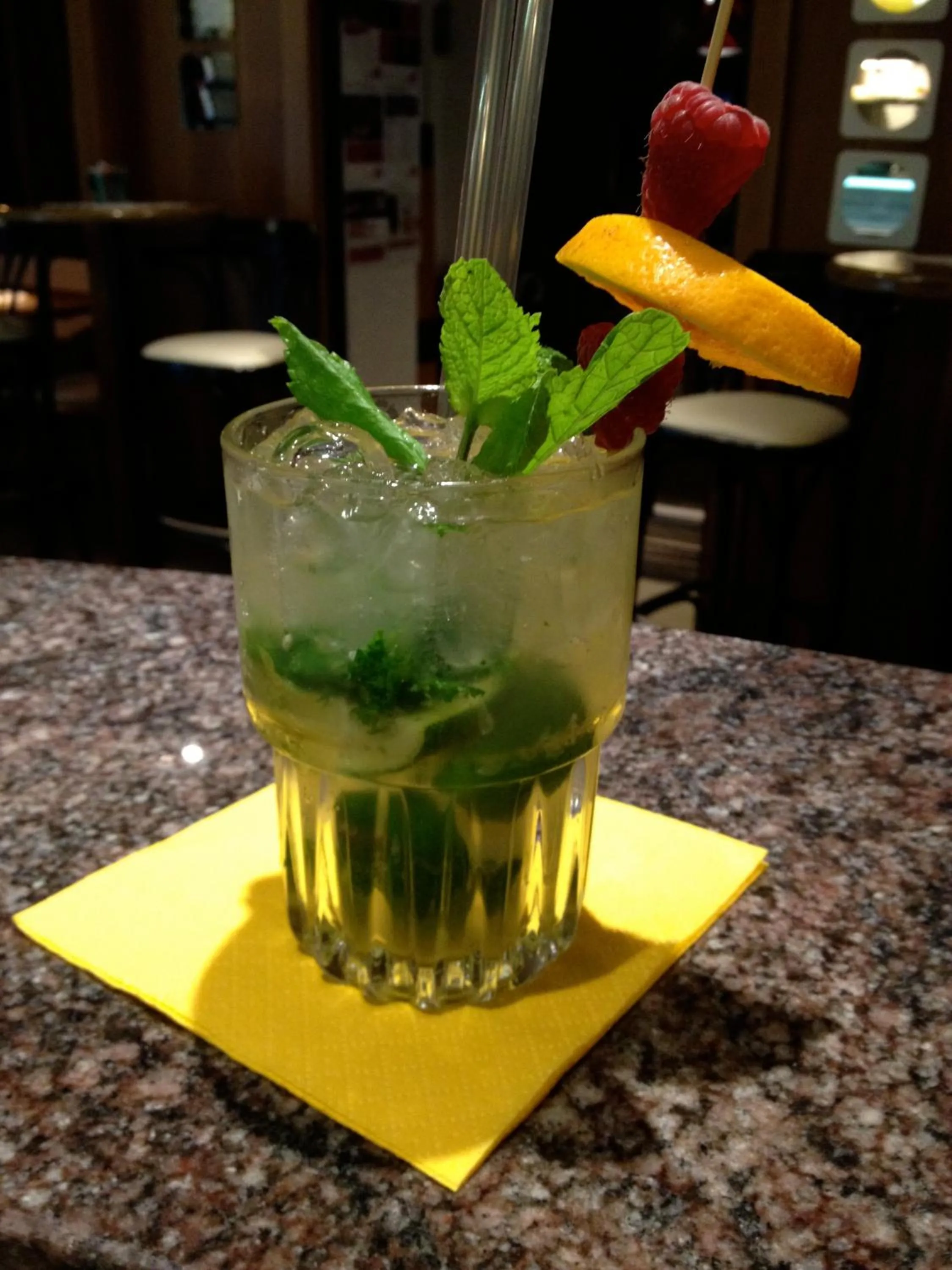 Non alcoholic drinks in Chalet Madrisa