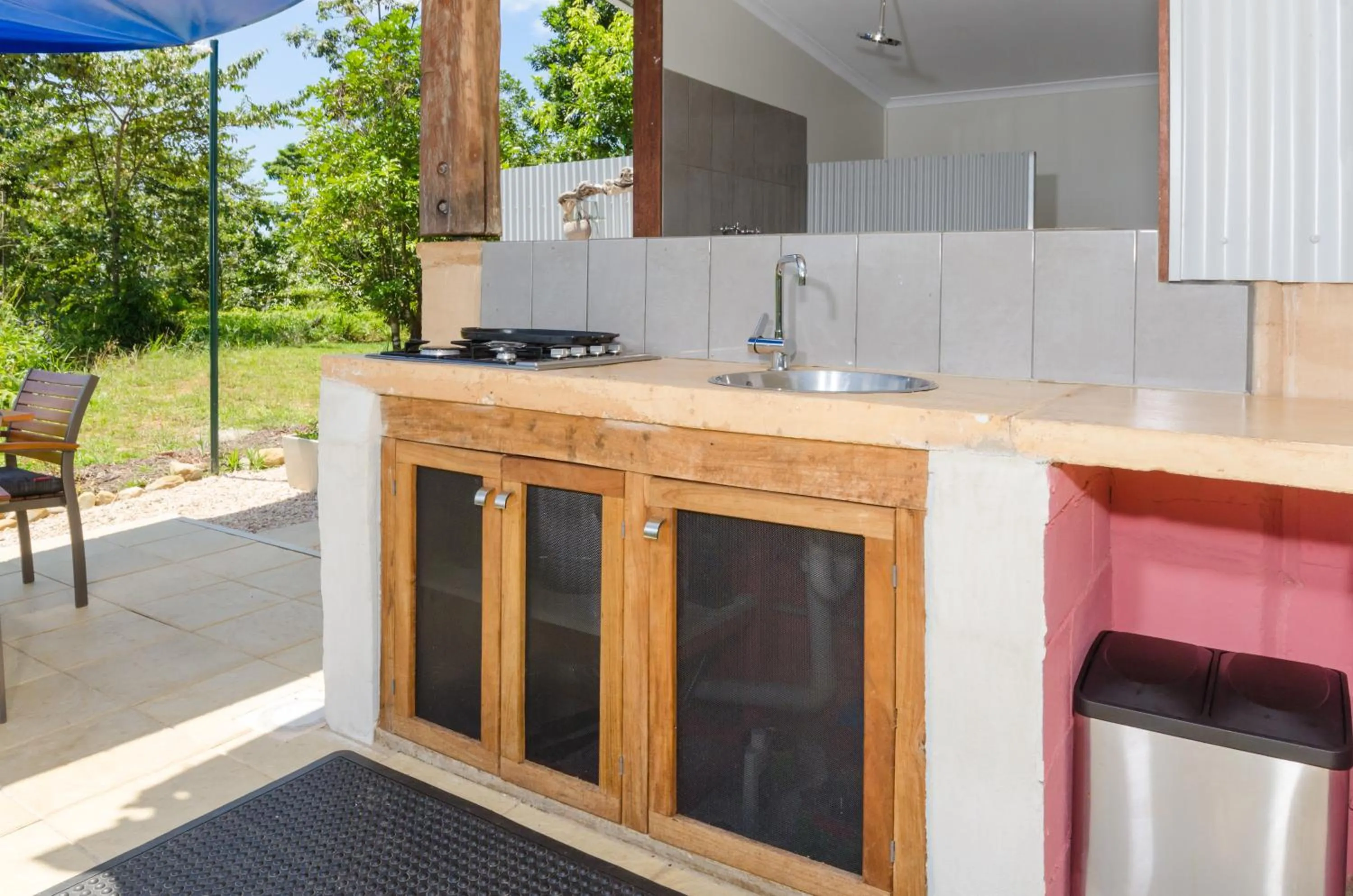 Patio in Wompoo Eco Retreat