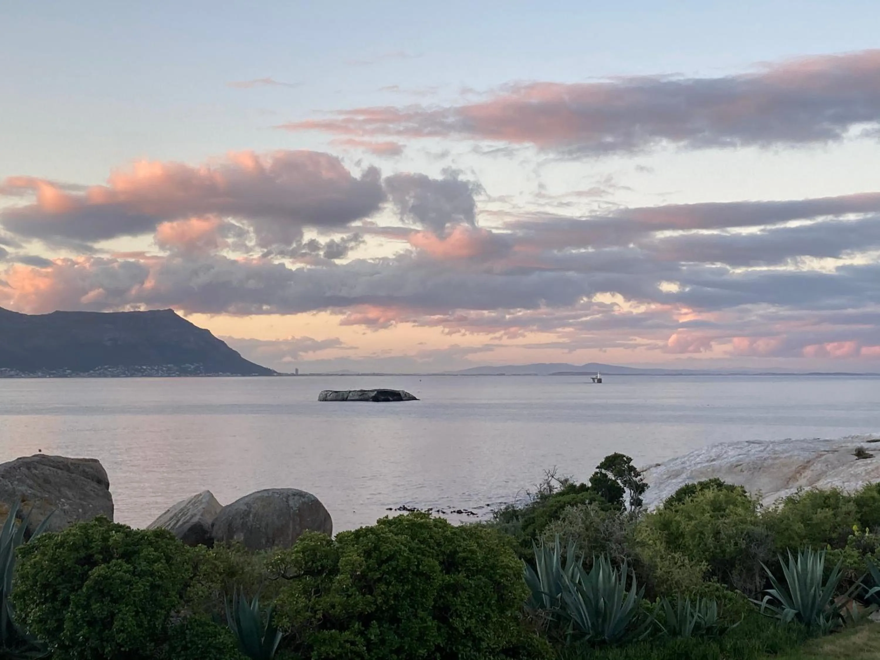 Natural landscape in Bosky Dell on Boulders Beach