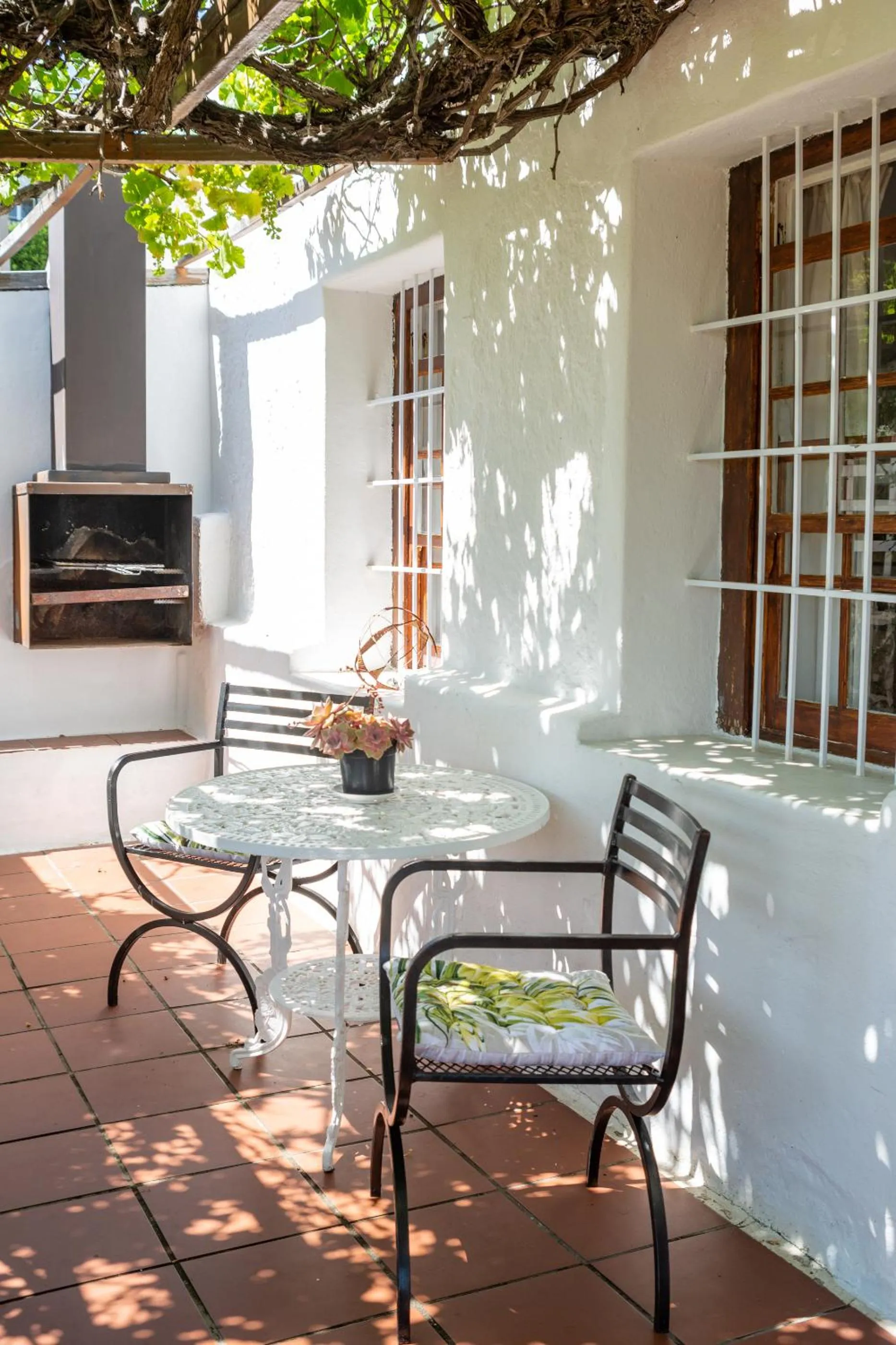 Patio in Bosky Dell on Boulders Beach