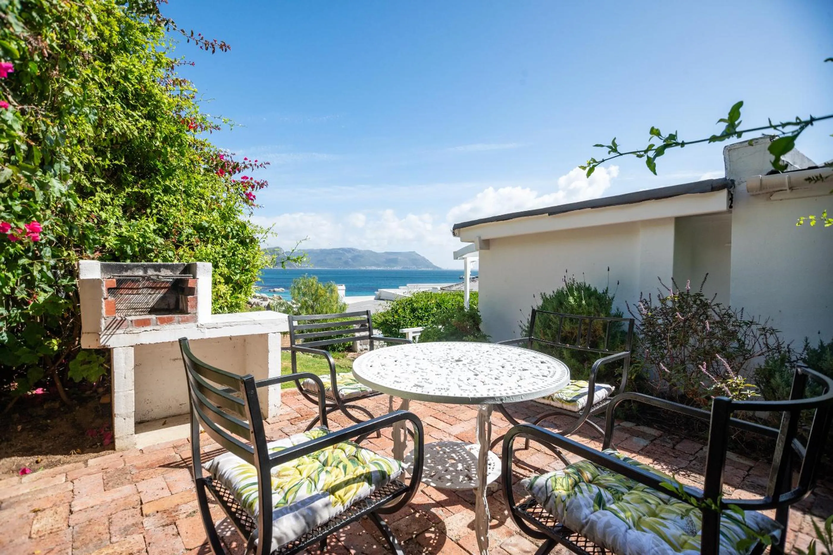 Patio in Bosky Dell on Boulders Beach